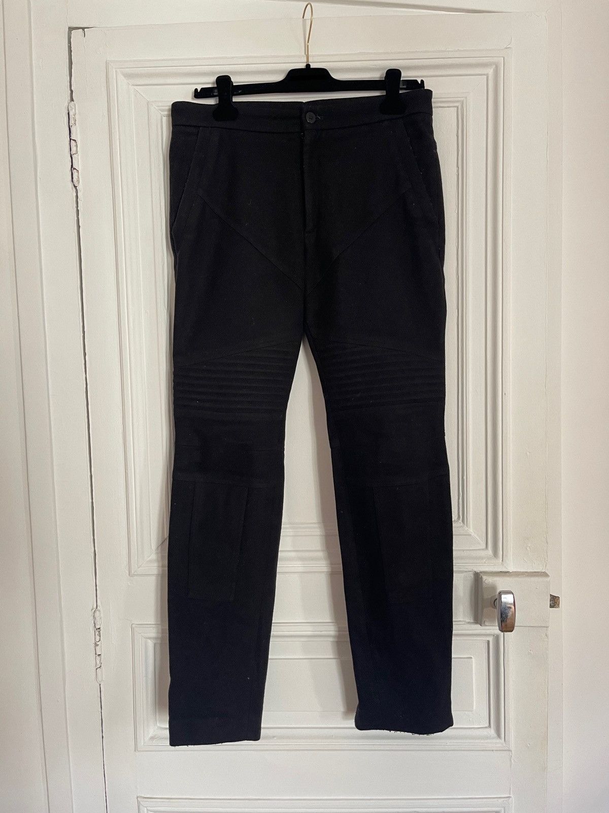 Givenchy Givenchy by Riccardo Tisci wool biker trousers Size US 34 / EU 50 - 9 Thumbnail