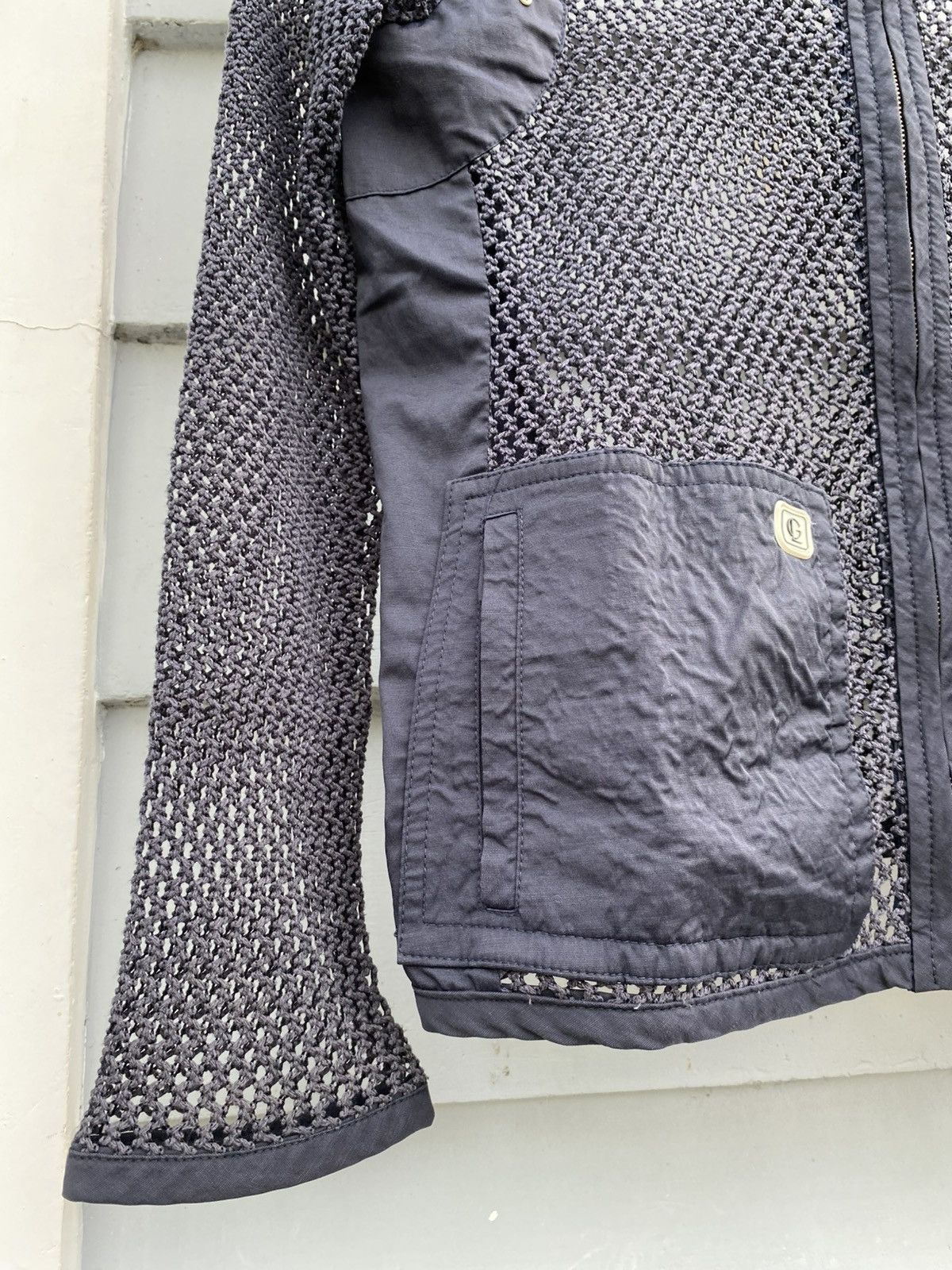 Designer × Vintage Fishnet Cool Rick Owens Style Mesh Longsleeve Size US M / EU 48-50 / 2 - 6 Thumbnail