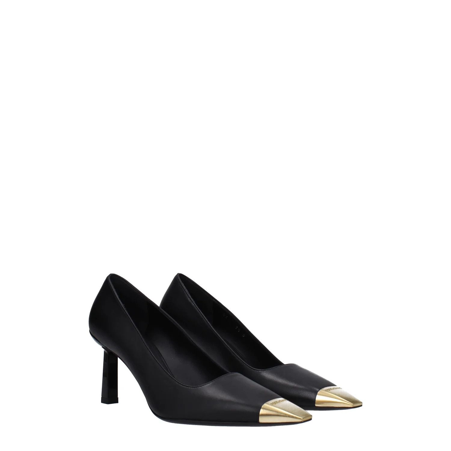 Salvatore Ferragamo ob1o1e1224 Leather Pumps in Black Size US 7.5 / IT 37.5 - 2 Thumbnail