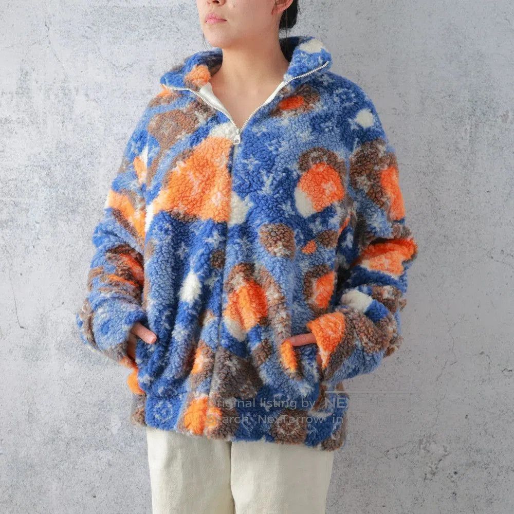 Louis Vuitton Louis Vuitton Multicolor Plush Zip Jacket. Size US L / EU 52-54 / 3 - 1 Thumbnail