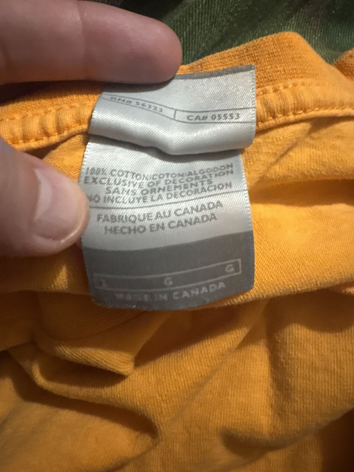 Nike Vintage Nike Swoosh Tshirt 90’s Peachy Orange Black Swoosh Size US L / EU 52-54 / 3 - 8 Thumbnail