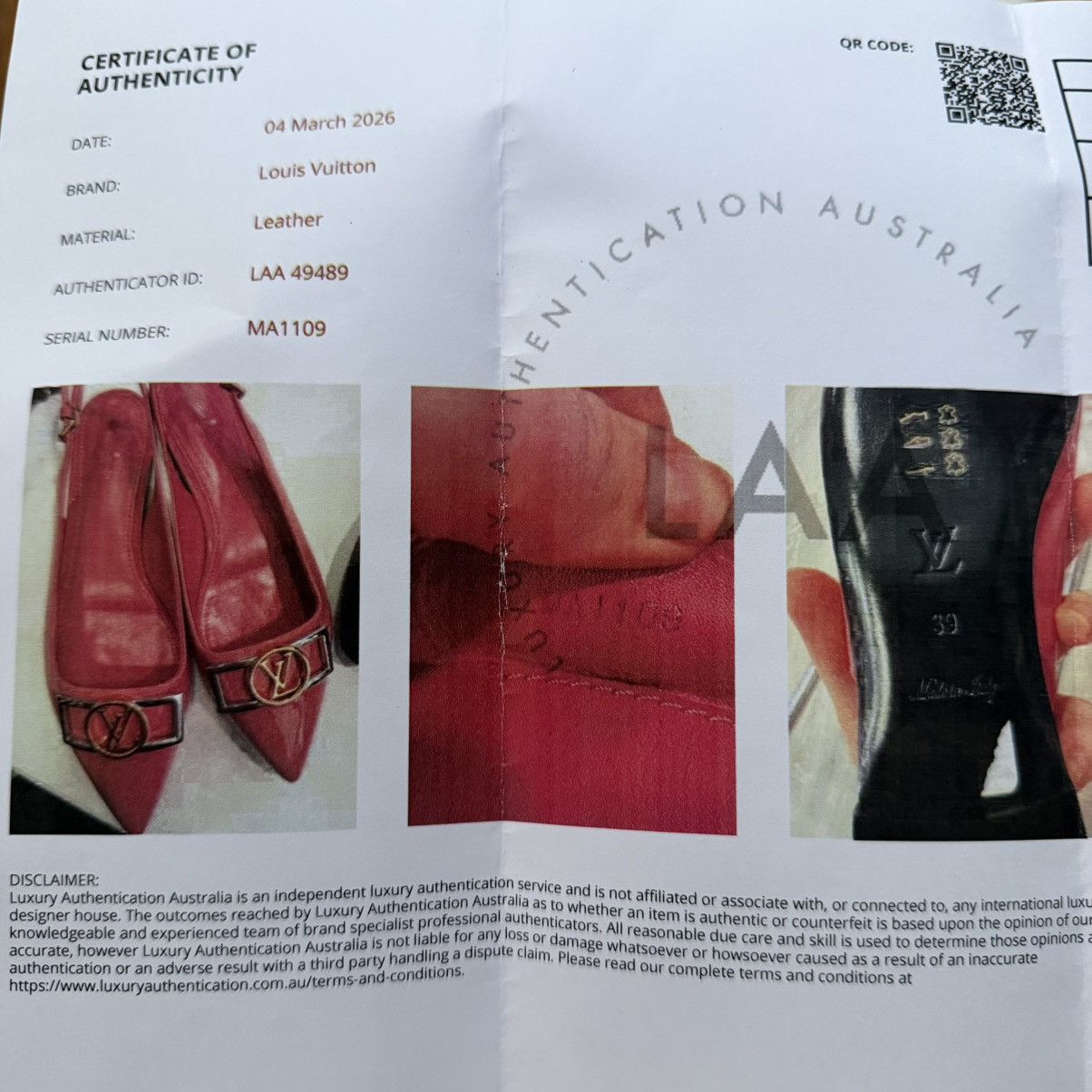 Louis Vuitton Authenticity Certificate✅ Louis Vuitton Slingbacks 💗 Size US 8 / IT 38 - 12 Thumbnail