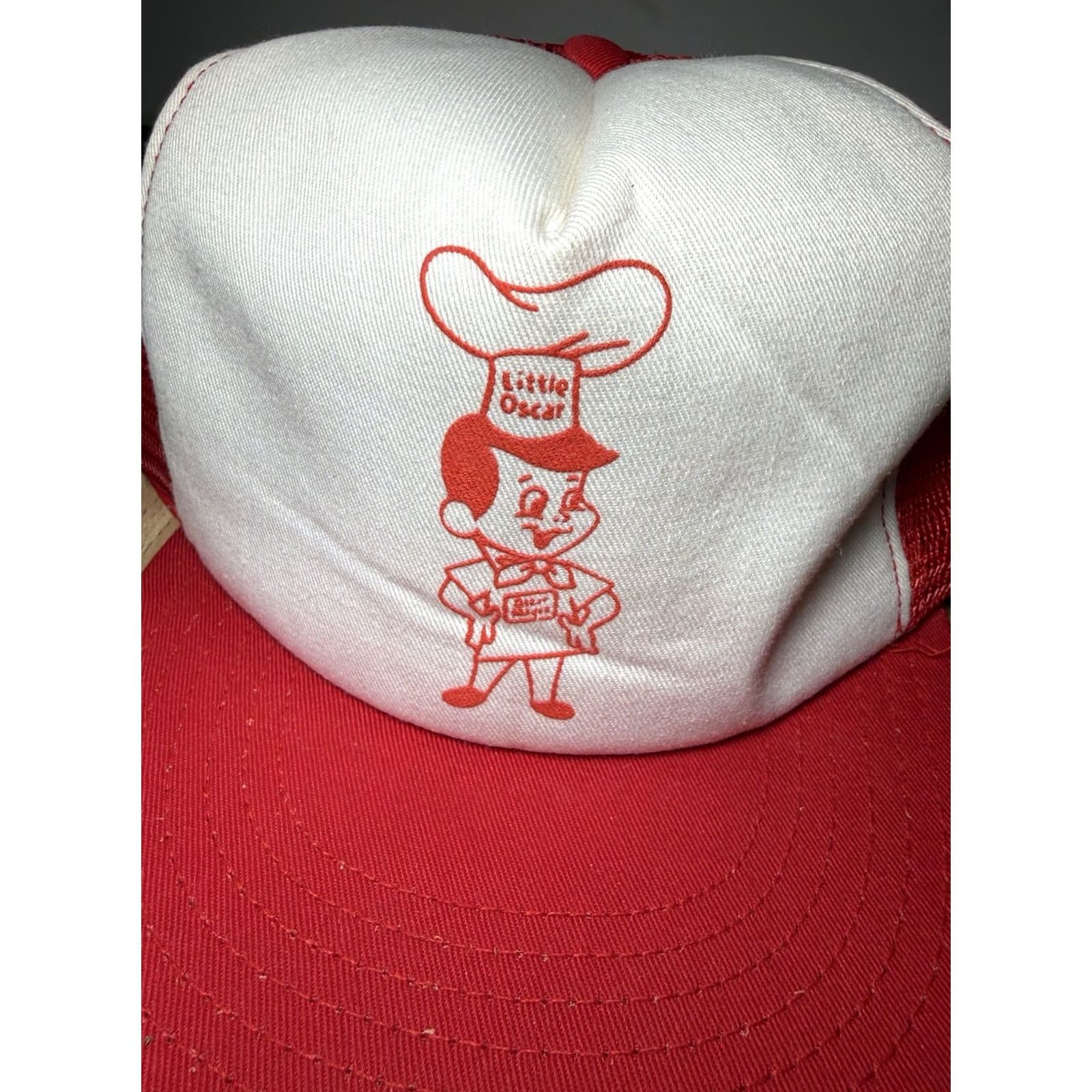 Vintage VINTAGE Oscar Mayer Red Trucker Hat Cap Snapback One Size Mens 70s 80s RARE Size ONE SIZE - 2 Thumbnail