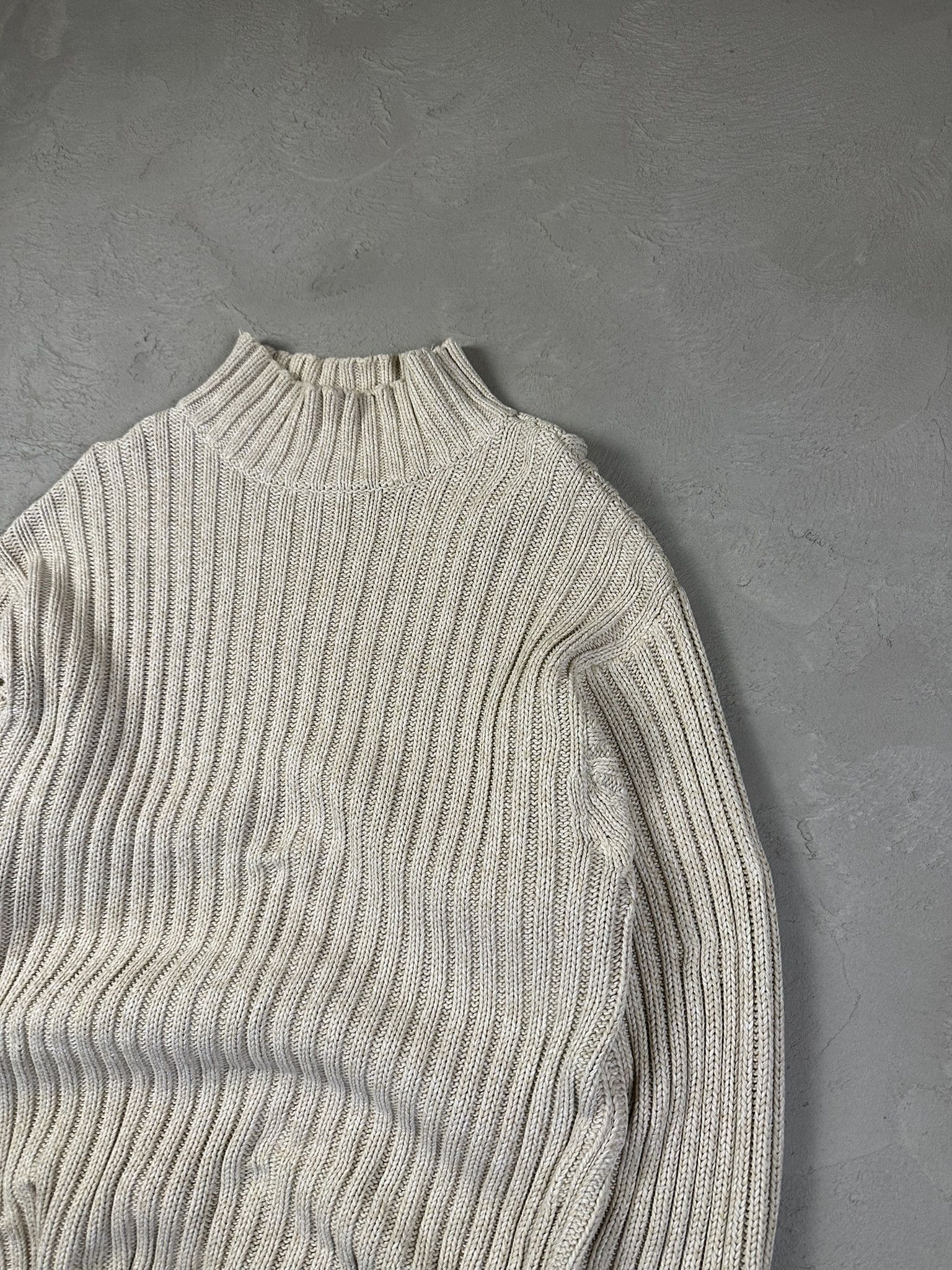 Gap 2000s Vintage GAP Cable Knit Y2k Sweater Size US L / EU 52-54 / 3 - 7 Thumbnail