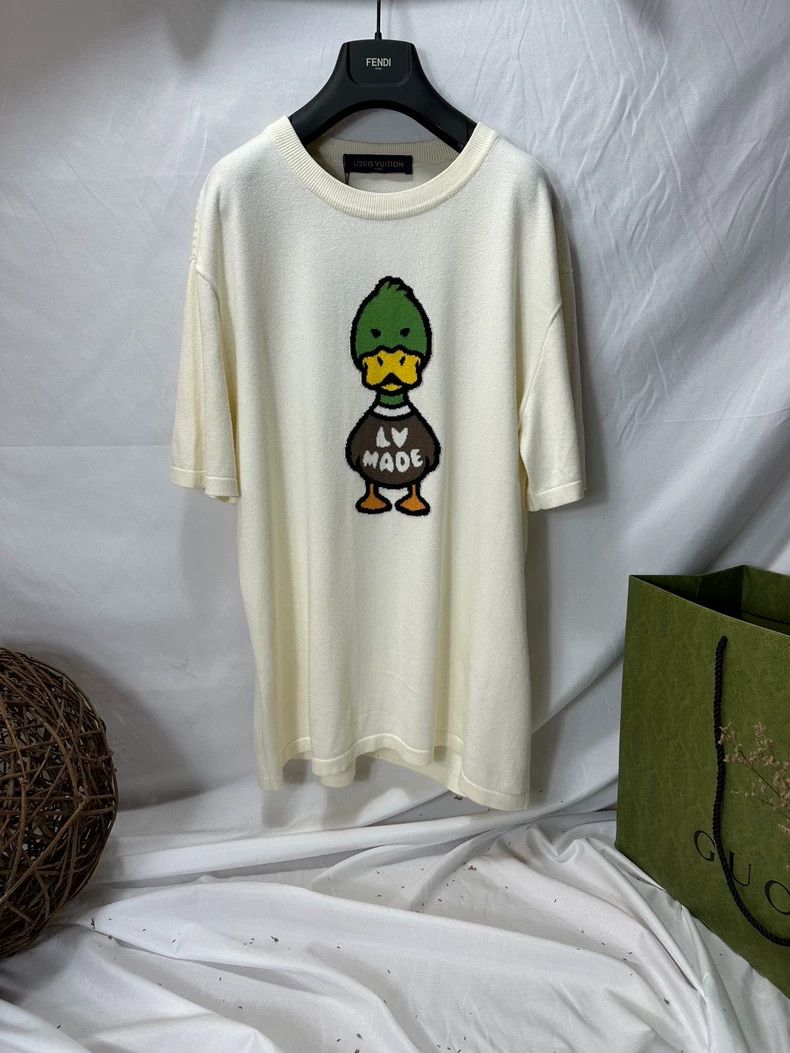 Louis Vuitton Louis Vuitton SS 22 printed graphic pullover short sleeves Size US XL / EU 56 / 4 - 1 Thumbnail