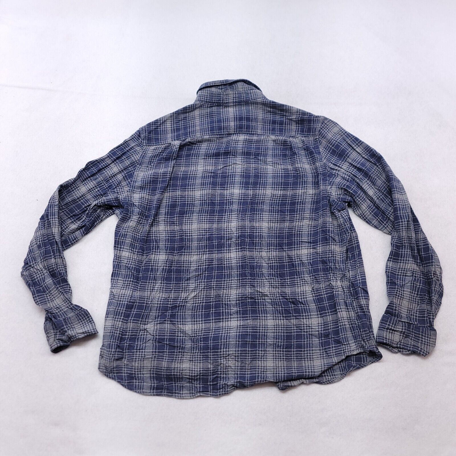 Old Navy Old Navy Tartan Flannel Casual Shirt Mens Size L Blue Gray Size US L / EU 52-54 / 3 - 10 Thumbnail
