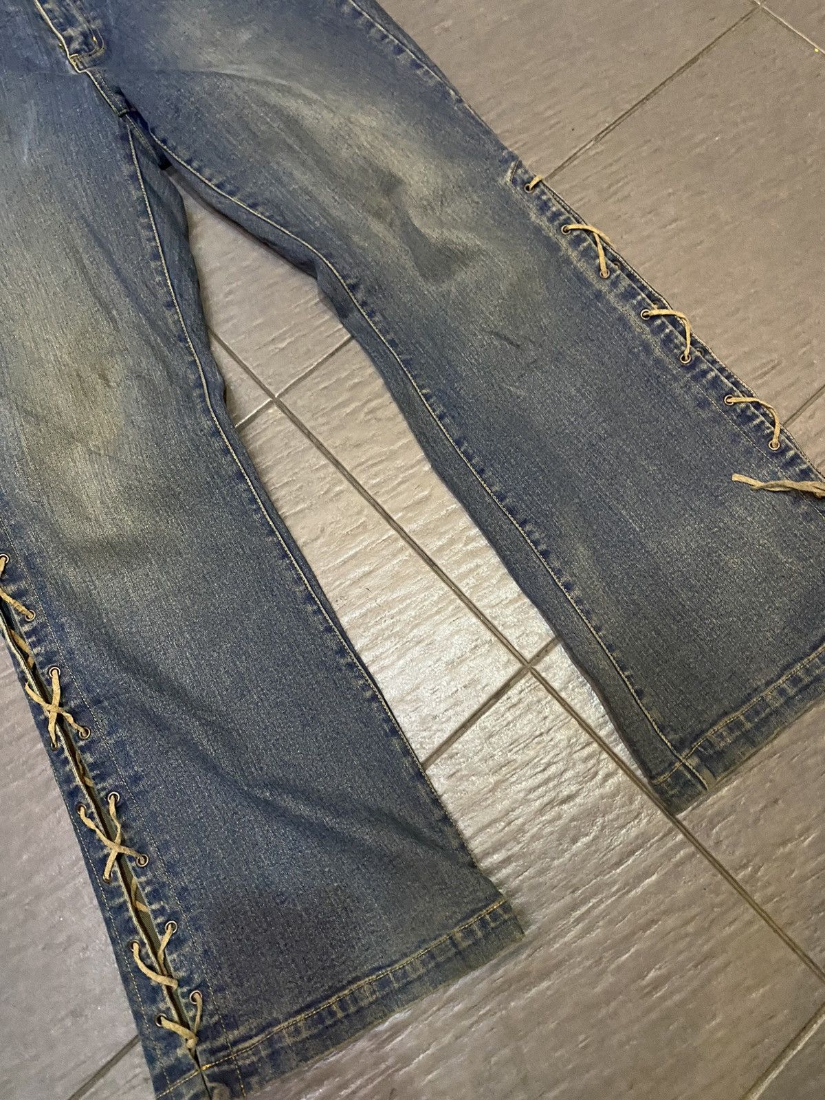 If Six Was Nine × Japanese Brand × Tornado Mart Flare jeans Venezia Boot CUt Size 35" - 2 Thumbnail
