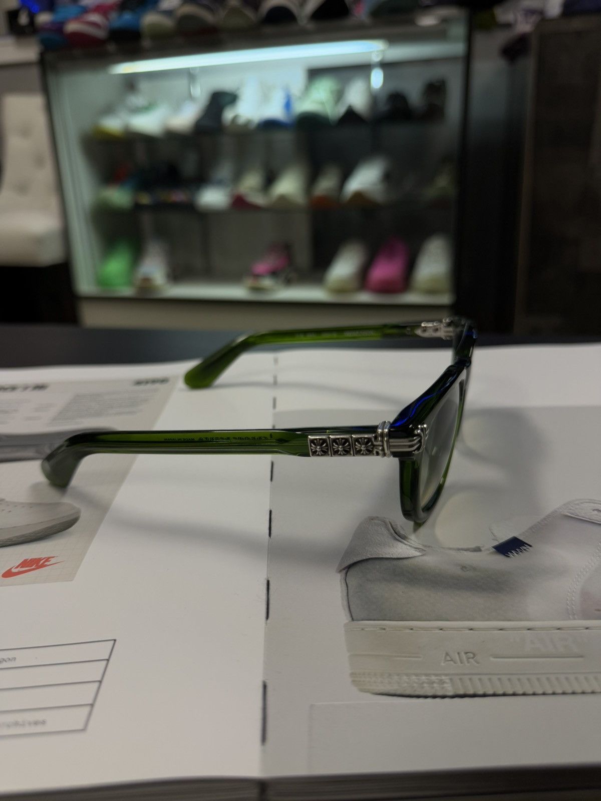 Chrome Hearts Chrome Hearts “Smoke Show” Green Sunglasses (NEW) RARE Size ONE SIZE - 3 Thumbnail