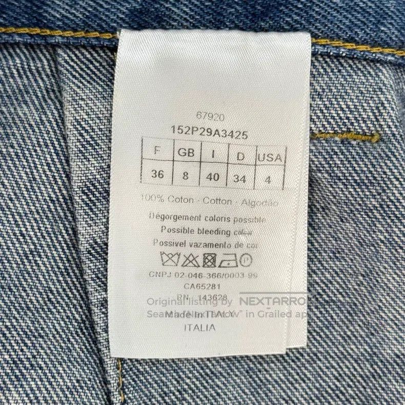 Dior Dior Washed blue jeans Size 24" / US 00 / IT 34 - 6 Thumbnail