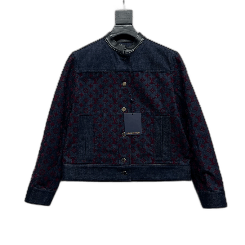 Louis Vuitton Louis Vuitton Blue Purple Denim Jacket-2506 Size S / US 4 / IT 40 - 1 Thumbnail