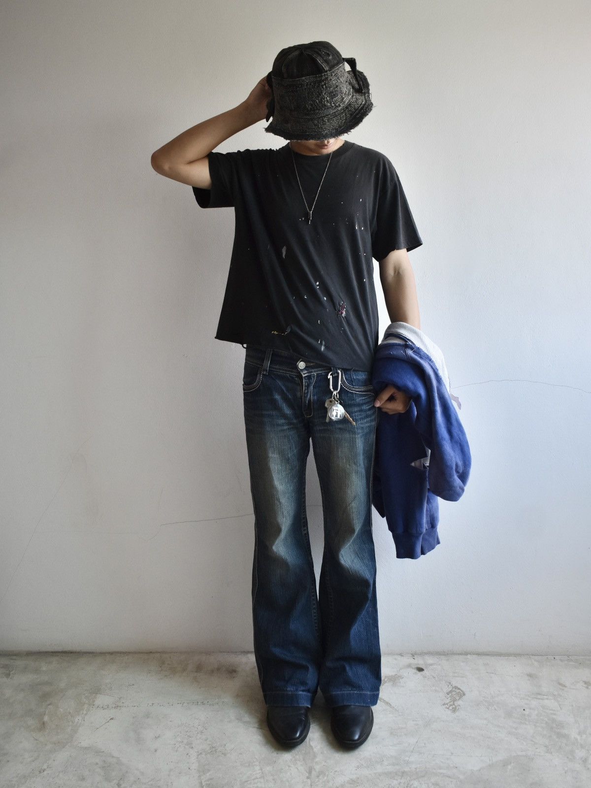 Band Tees × Vintage SOLD* Faded Vintage Patched T-shirt Size US S / EU 44-46 / 1 - 2 Thumbnail