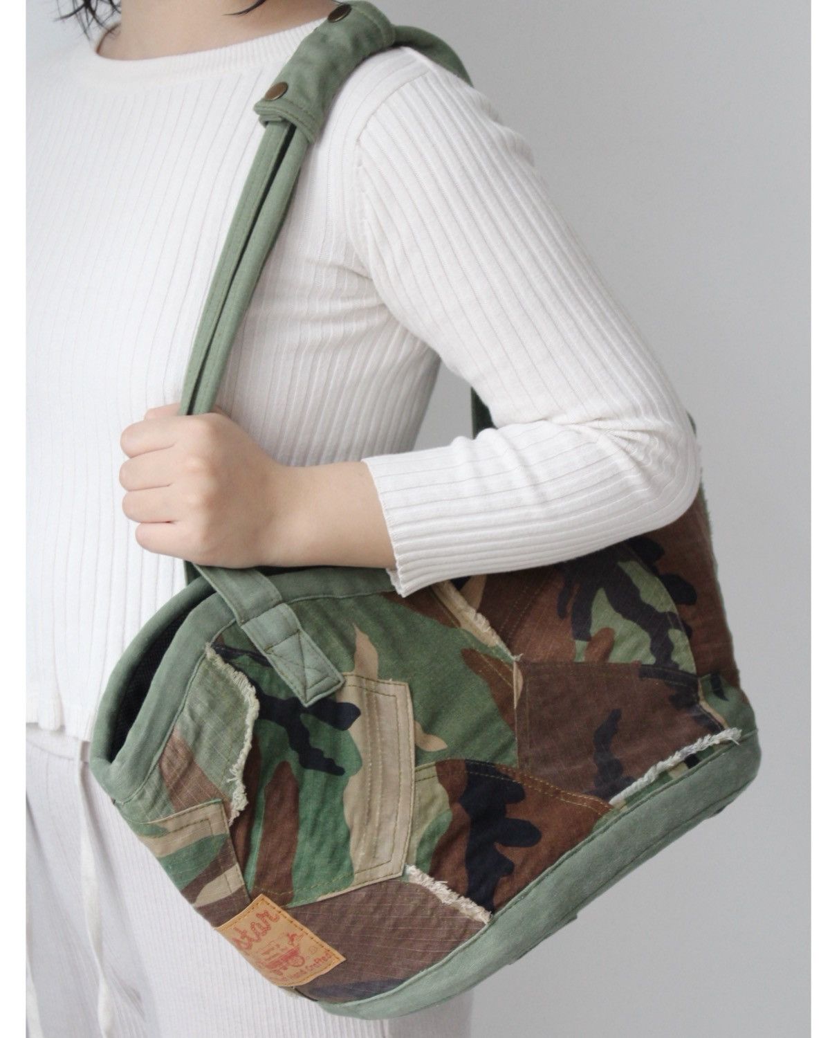 Hysteric Glamour 2000S RAGSTAR CAMO PATCHWORK SHOULDER BAG Size ONE SIZE - 5 Thumbnail