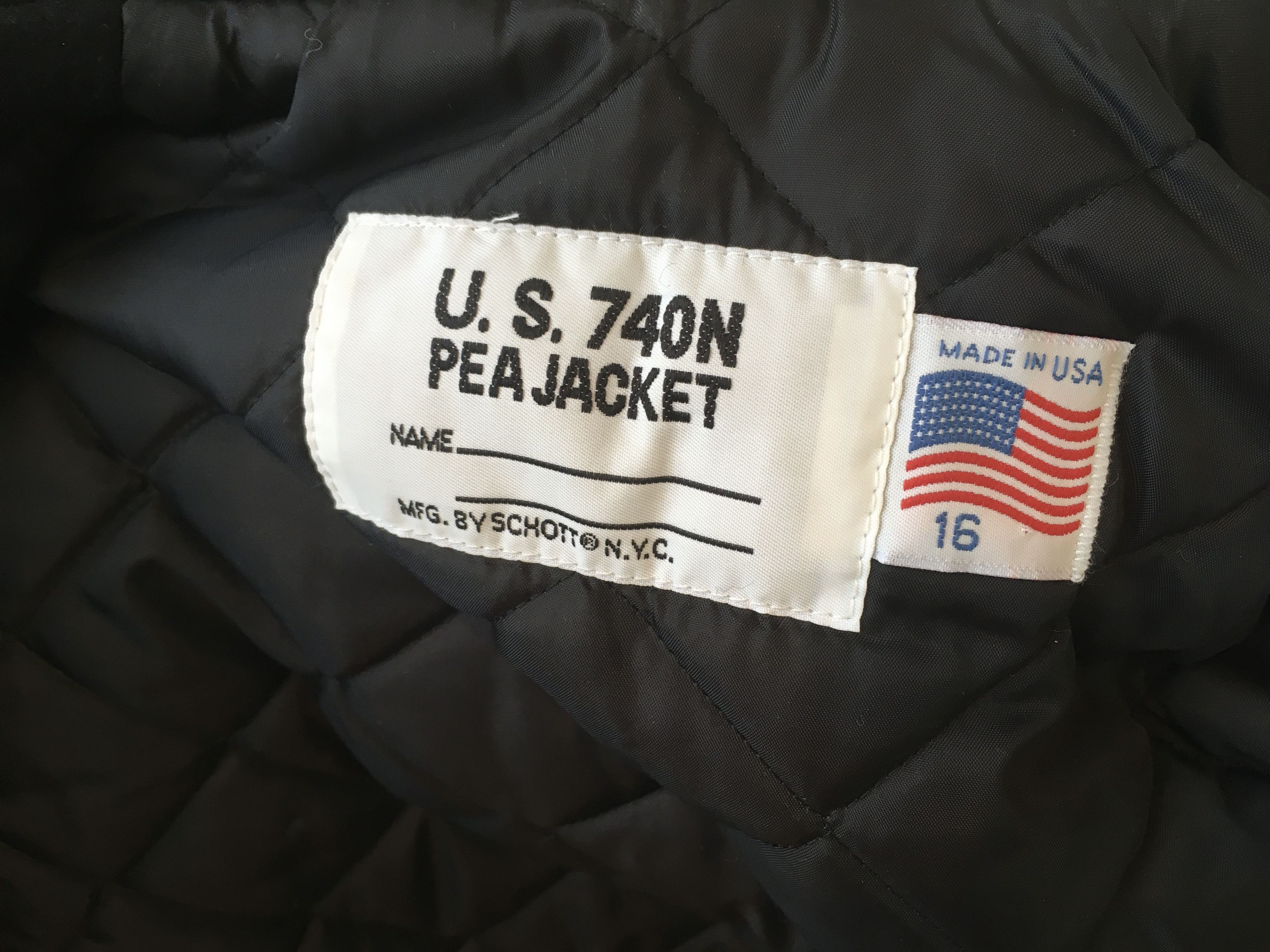 Schott Classic Melton Pea Coat Schott in Boys Size 16 Size US XXS / EU 40 - 4 Thumbnail