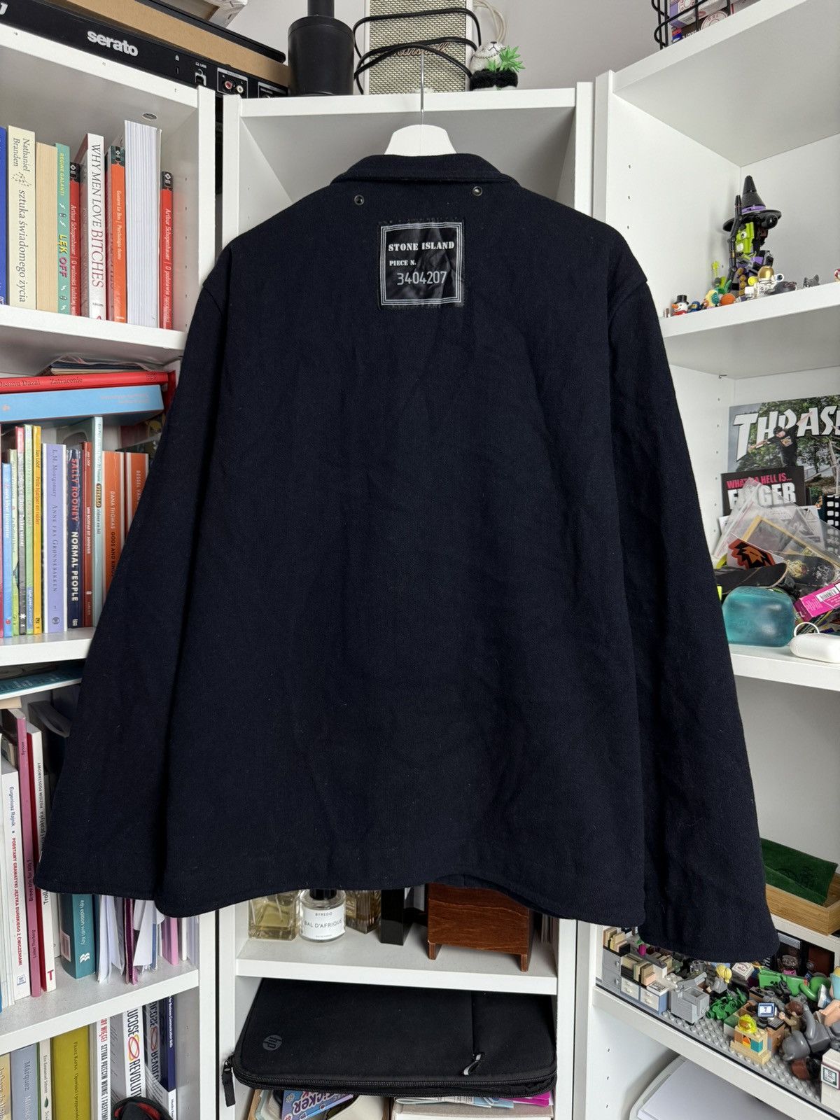 Stone Island × Vintage Vintage 80s Stone Island wool coat jacket XL cp company 90s Size US XL / EU 56 / 4 - 1 Thumbnail