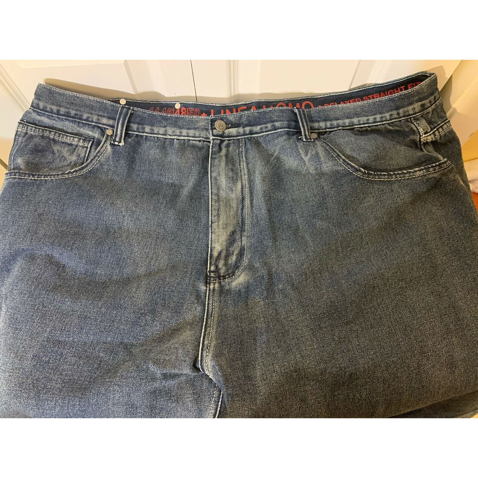 Other LINEA UOMO RELAXED STRAIGHT Men’s Sz 48 Denim Blue Shorts Size US 44 / EU 60 - 4 Thumbnail