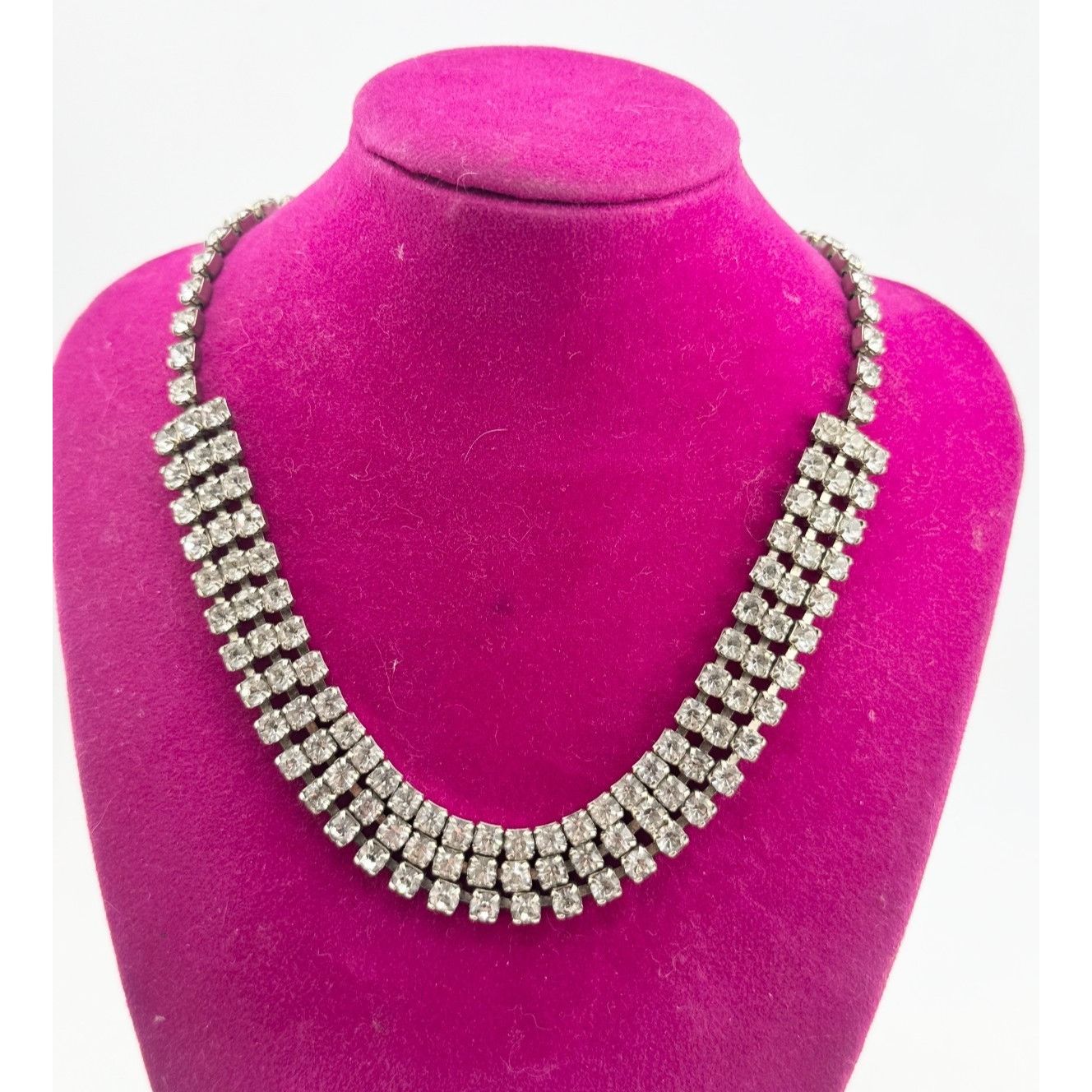 Vintage Vintage rhinestone collar necklace Size ONE SIZE - 1 Thumbnail