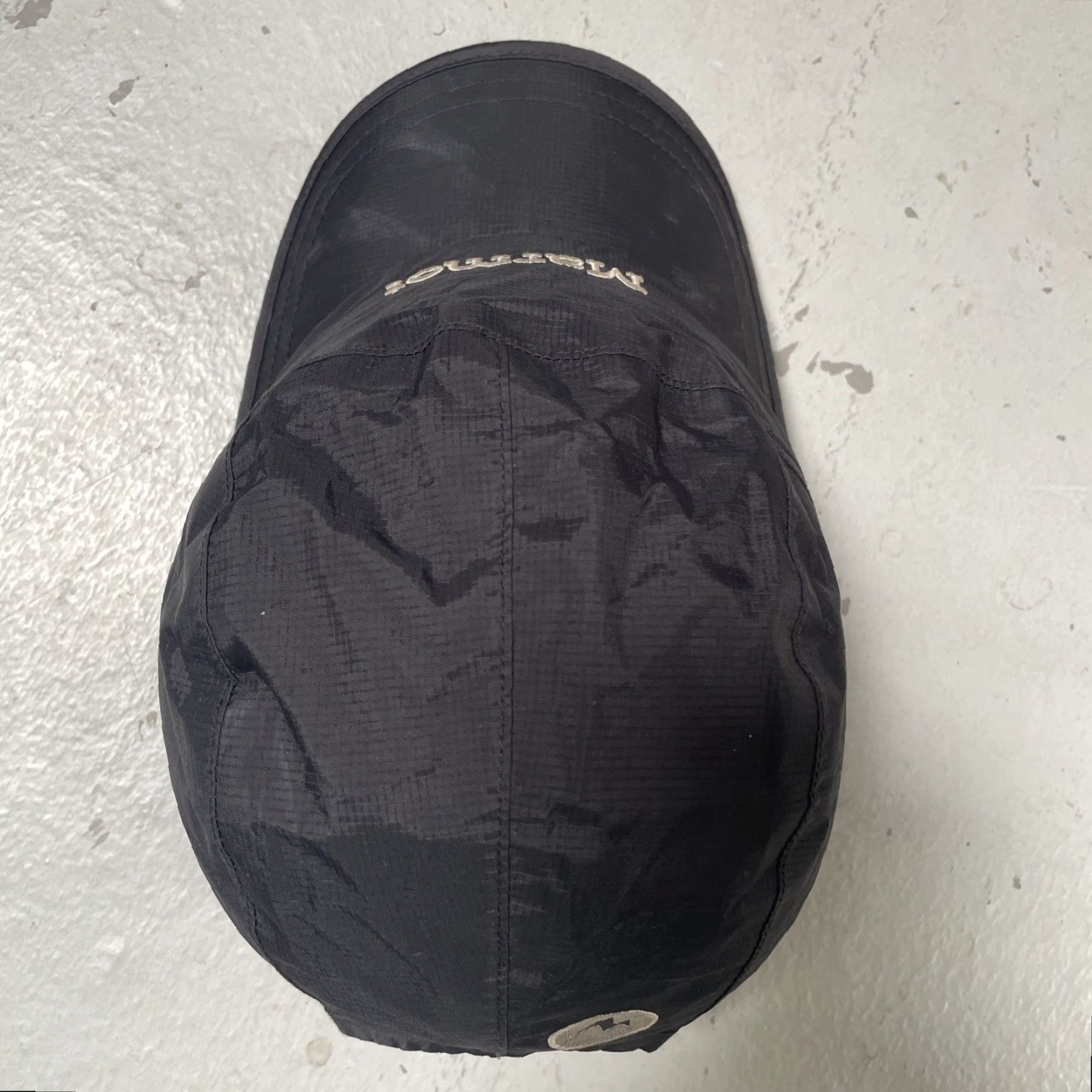 Marmot Marmot 5 Panel Black Nylon Ripstop Cap Strapback OS Outdoor Hiking Camp Gorp 90s Y2K Unisex Adults Size ONE SIZE - 3 Thumbnail
