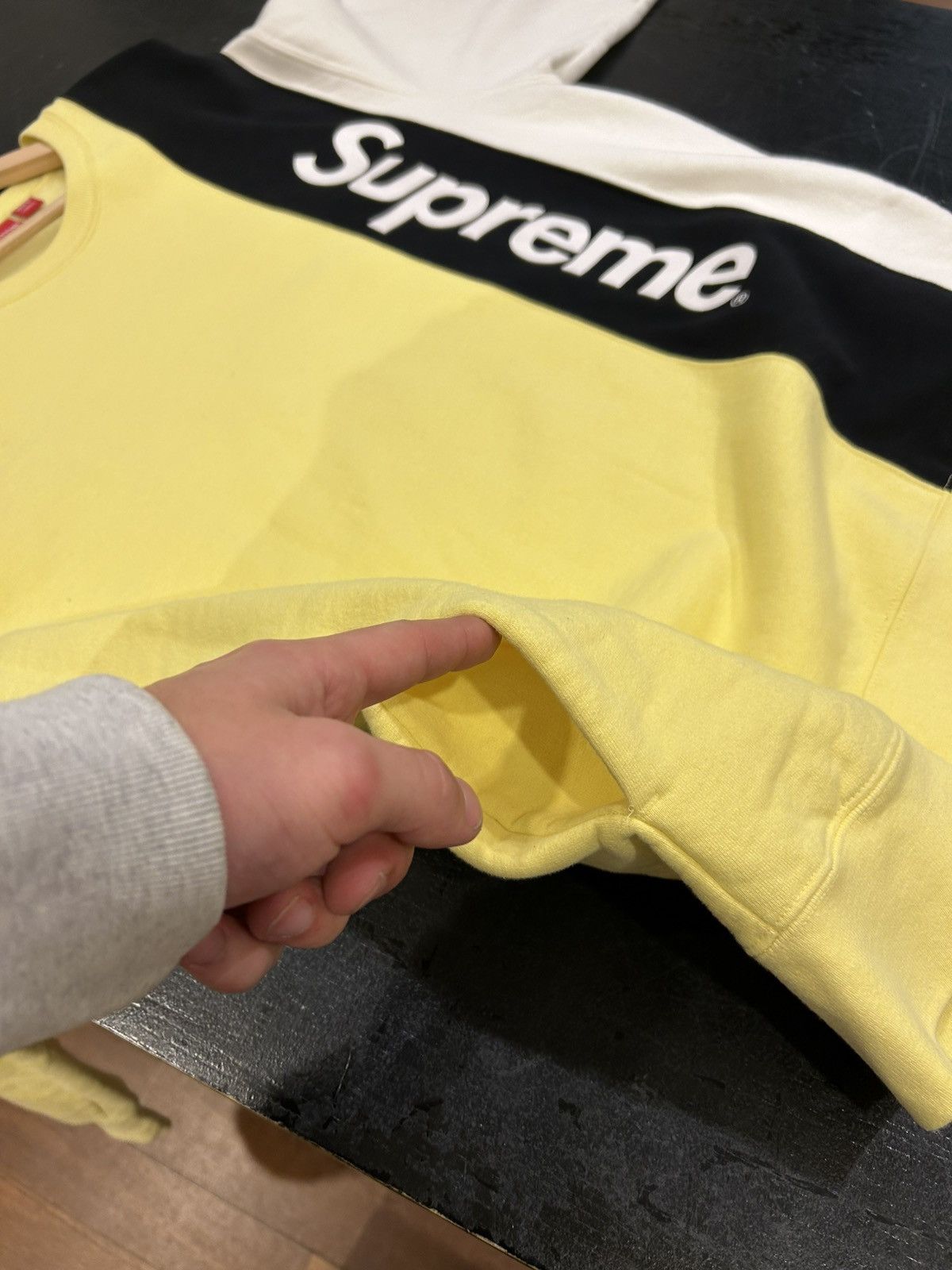 Supreme Supreme Paneled Crewneck Size US XL / EU 56 / 4 - 3 Thumbnail