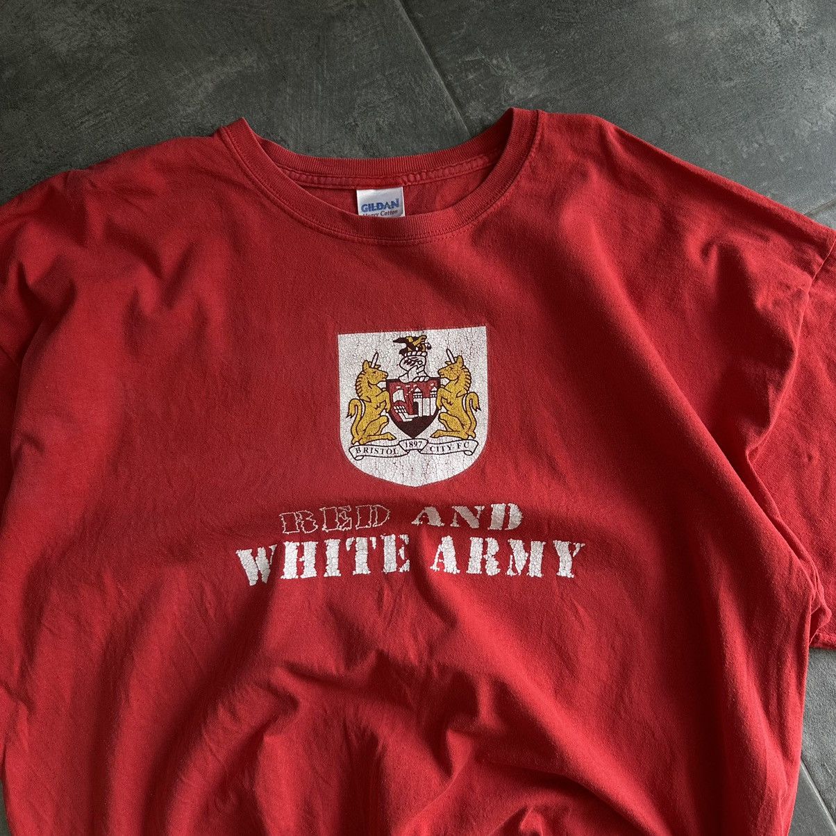 Japanese Brand × Vintage Vintage Bristol City FC T-shirts Red and White Army Y2K 00s Size US XXL / EU 58 / 5 - 8 Thumbnail
