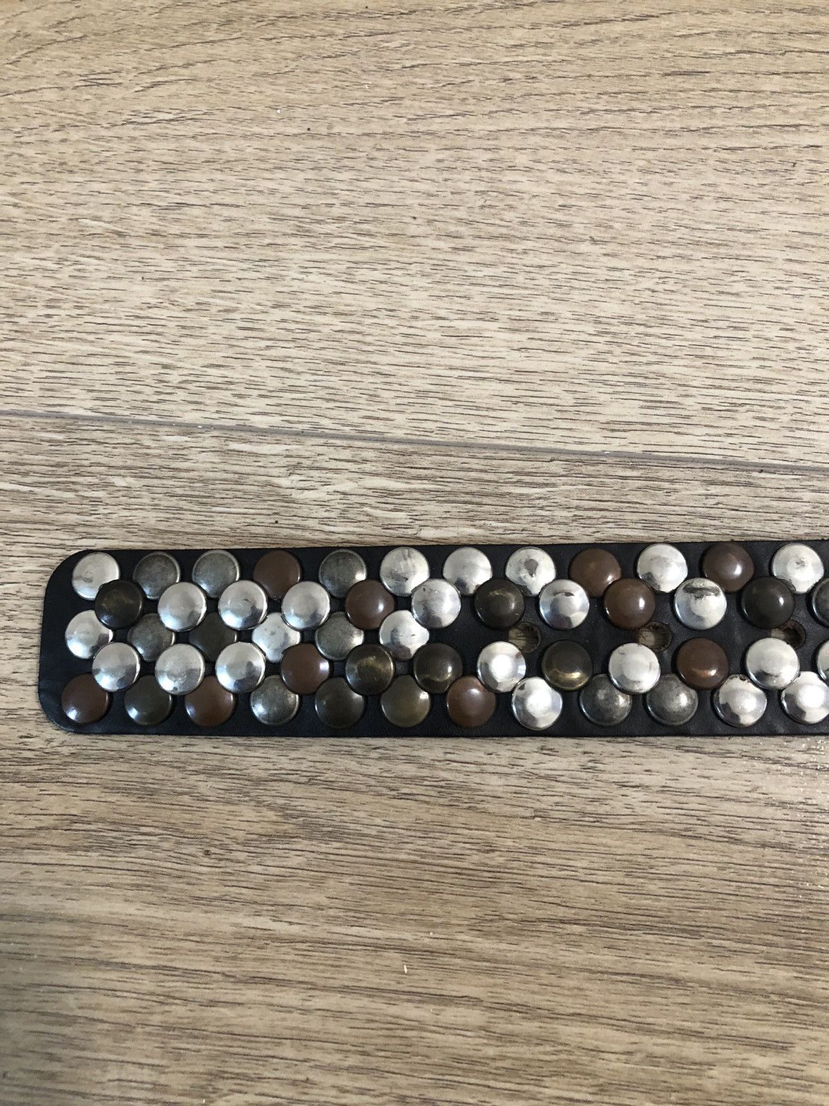 Other Vintage Belts Y2K Rhinestones Punk leather belt Japanese Size ONE SIZE - 2 Thumbnail