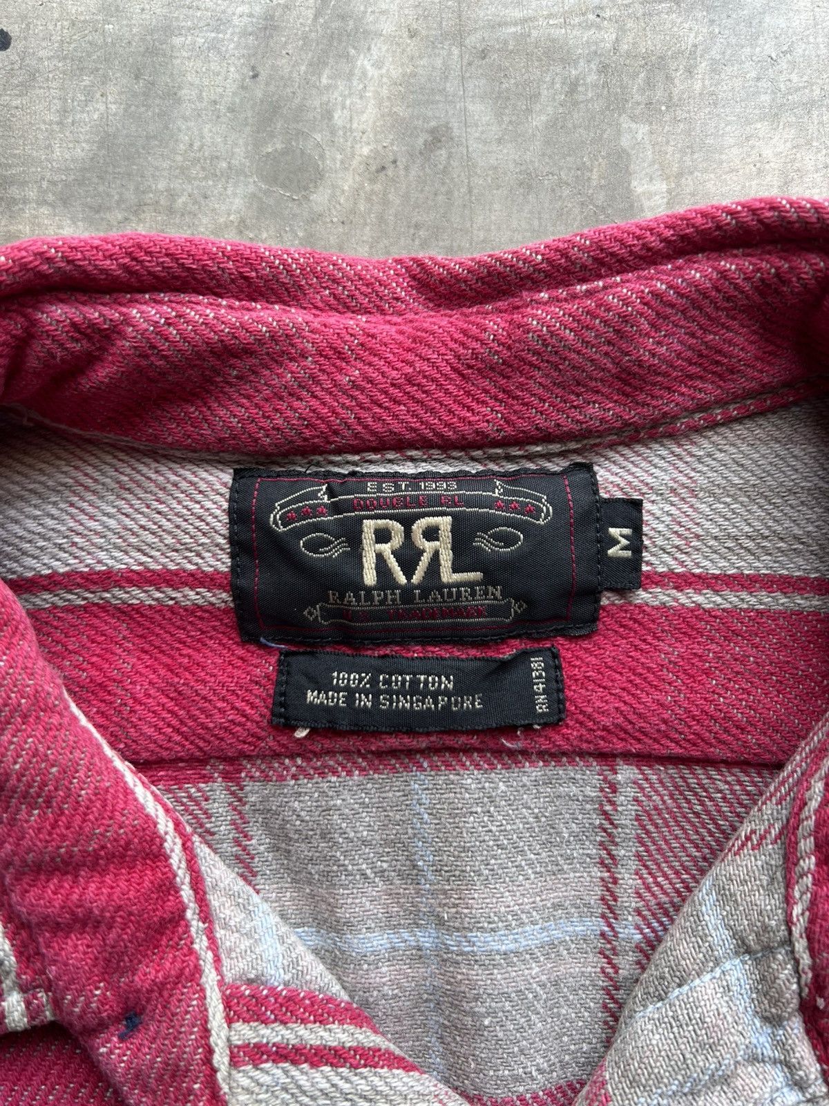 RRL Ralph Lauren Vintage DOUBLE RRL FLANNEL Size US M / EU 48-50 / 2 - 2 Thumbnail