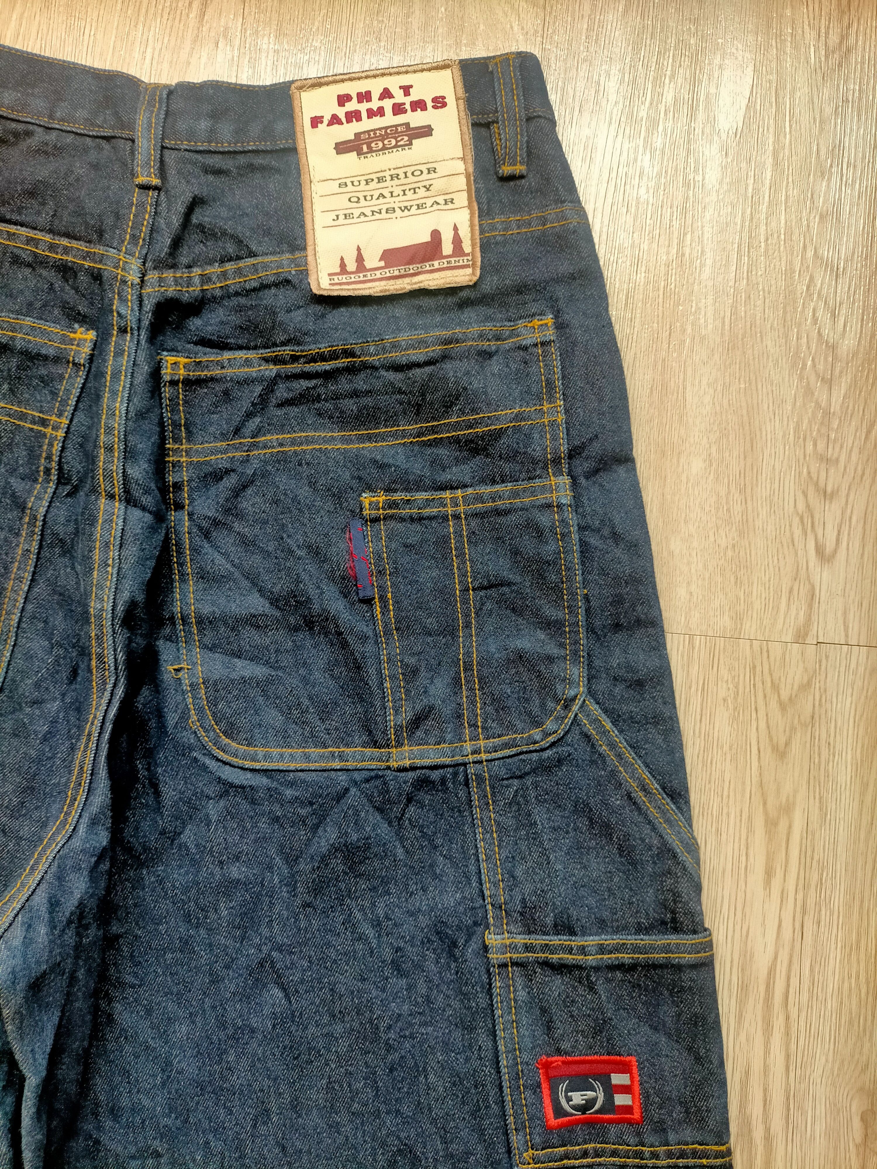 JNCO Phat Farmer Carpenter Baggy Jeans Hip Hop Style Size US 30 / EU 46 - 13 Thumbnail