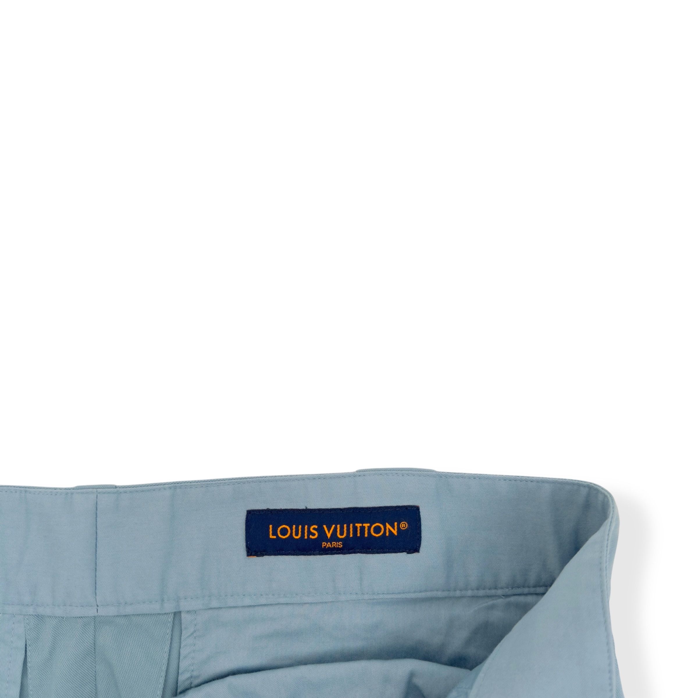 Louis Vuitton LOUIS VUITTON LV AIRPLANE REGULAR CHINO TROUSERS BLUE 42 / M Size US 34 / EU 50 - 7 Thumbnail