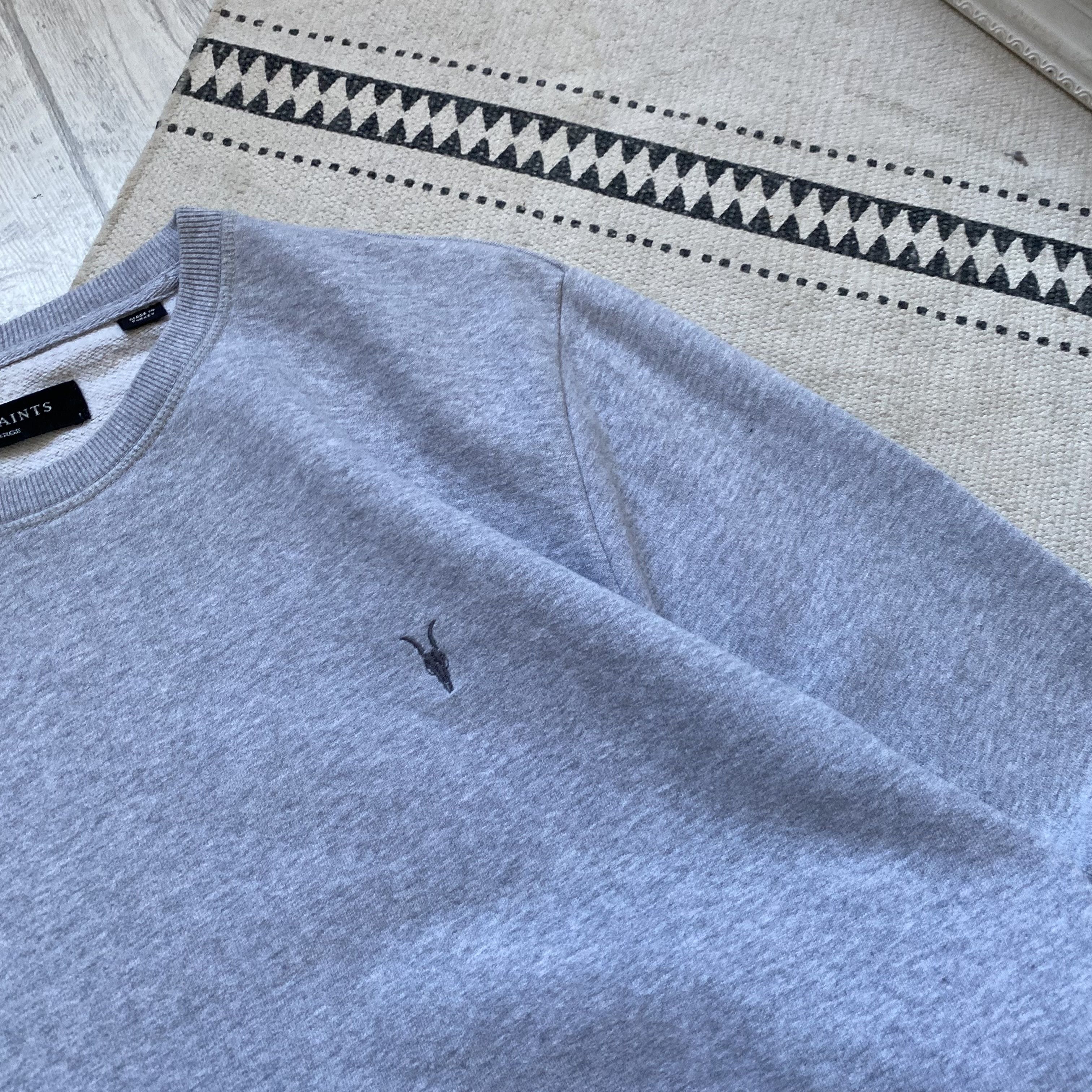 Allsaints Designer Allsaint sweatshirt Crewneck mini logo Size US L / EU 52-54 / 3 - 4 Thumbnail