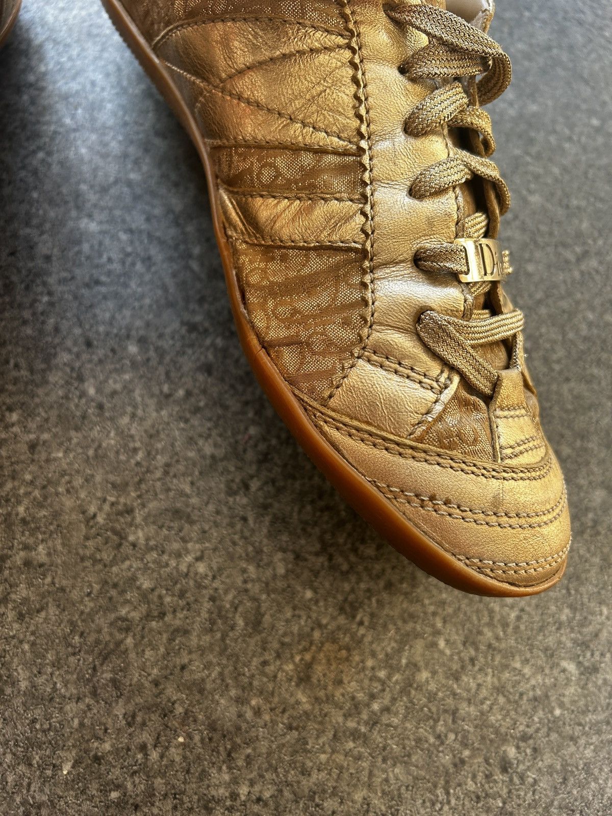 Dior 2004 Dior By John Galliano Monogram Sneakers Size US 8 / IT 38 - 16 Thumbnail