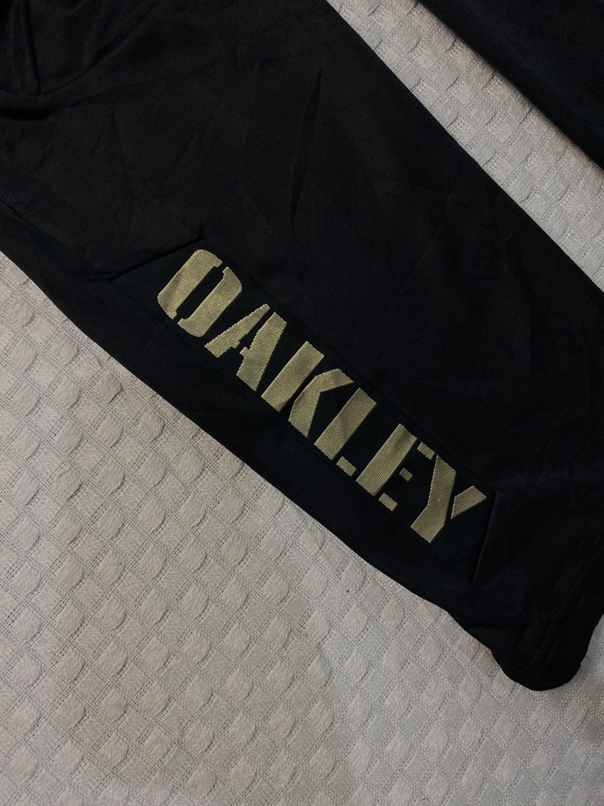 Bodega × Oakley 💥 VINTAGE OAKLEY 90S BLACK LONG TRACK PANTS Y2K Size US 28 / EU 44 - 7 Thumbnail
