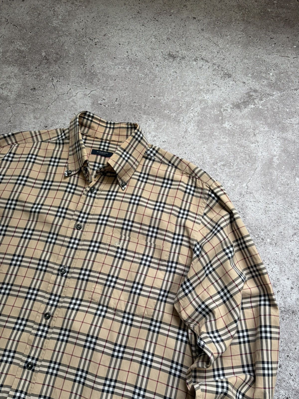 Burberry Vintage Burberry Nova Check Shirt Size US XL / EU 56 / 4 - 2 Thumbnail