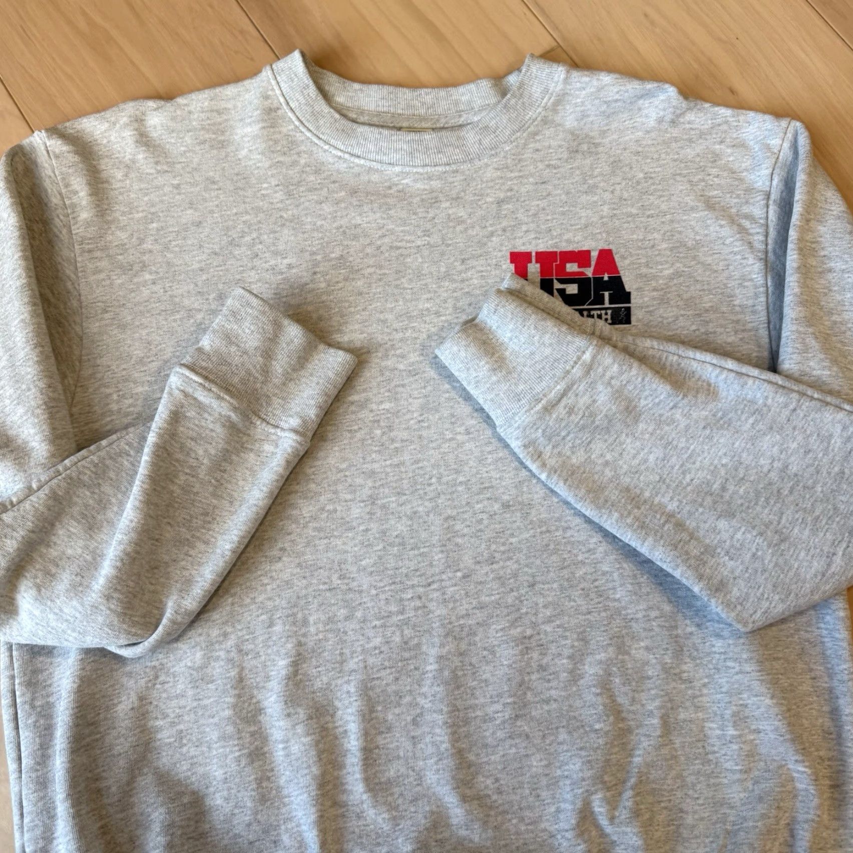 Sporty & Rich Sporty & Rich Sweatshirt Women’s Small Gray Athletic Logo Sweatshirt Size S / US 4 / IT 40 - 4 Thumbnail