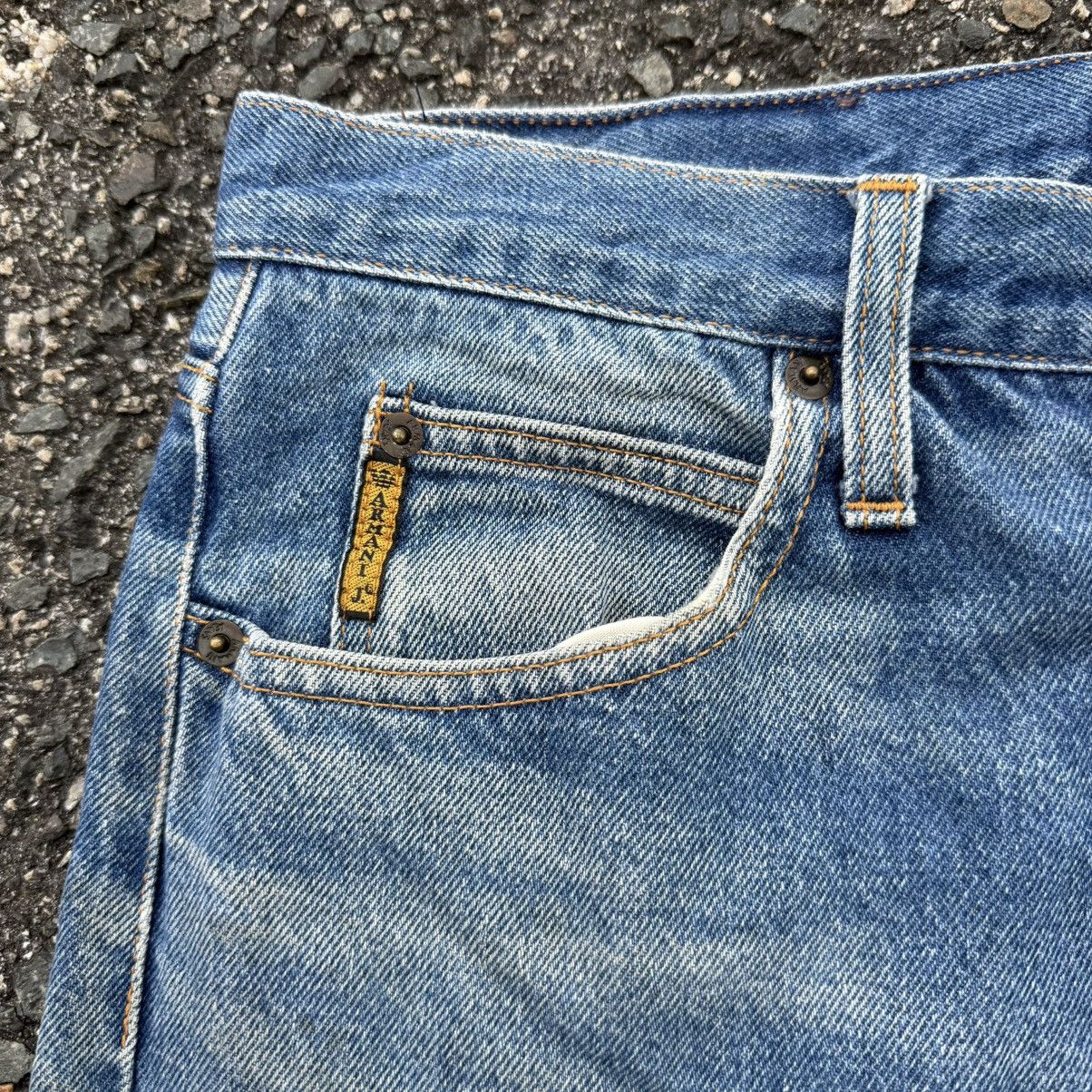 Giorgio Armani VINTAGE ARMANI JEANS 90' LIGHT WASH DENIM JEAN PANTS Size US 31 - 8 Thumbnail