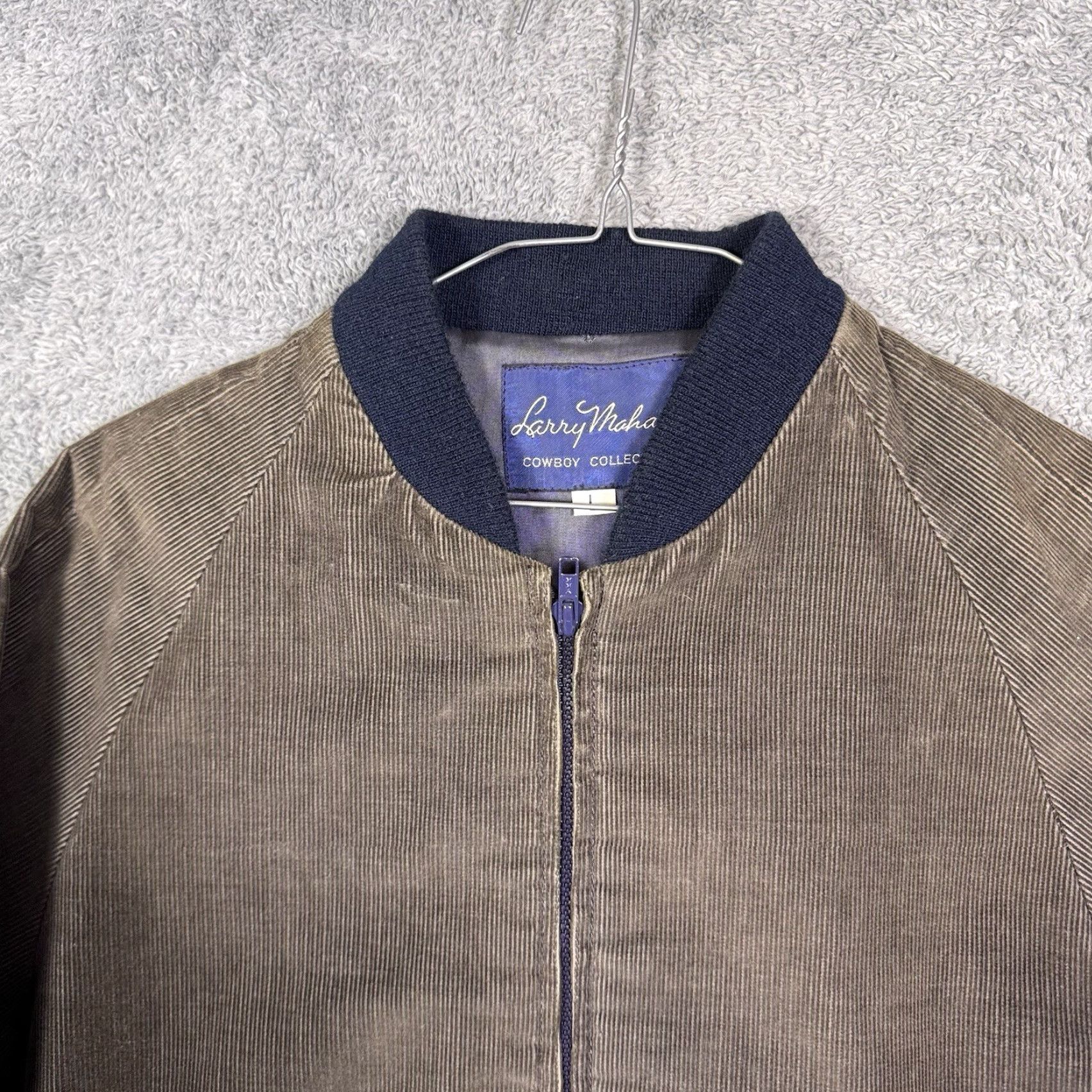 Vintage VINTAGE Larry Mahan Jacket Mens L Corduroy Bomber Cowboy Collection Western Full Zip Jacket Size US L / EU 52-54 / 3 - 4 Thumbnail