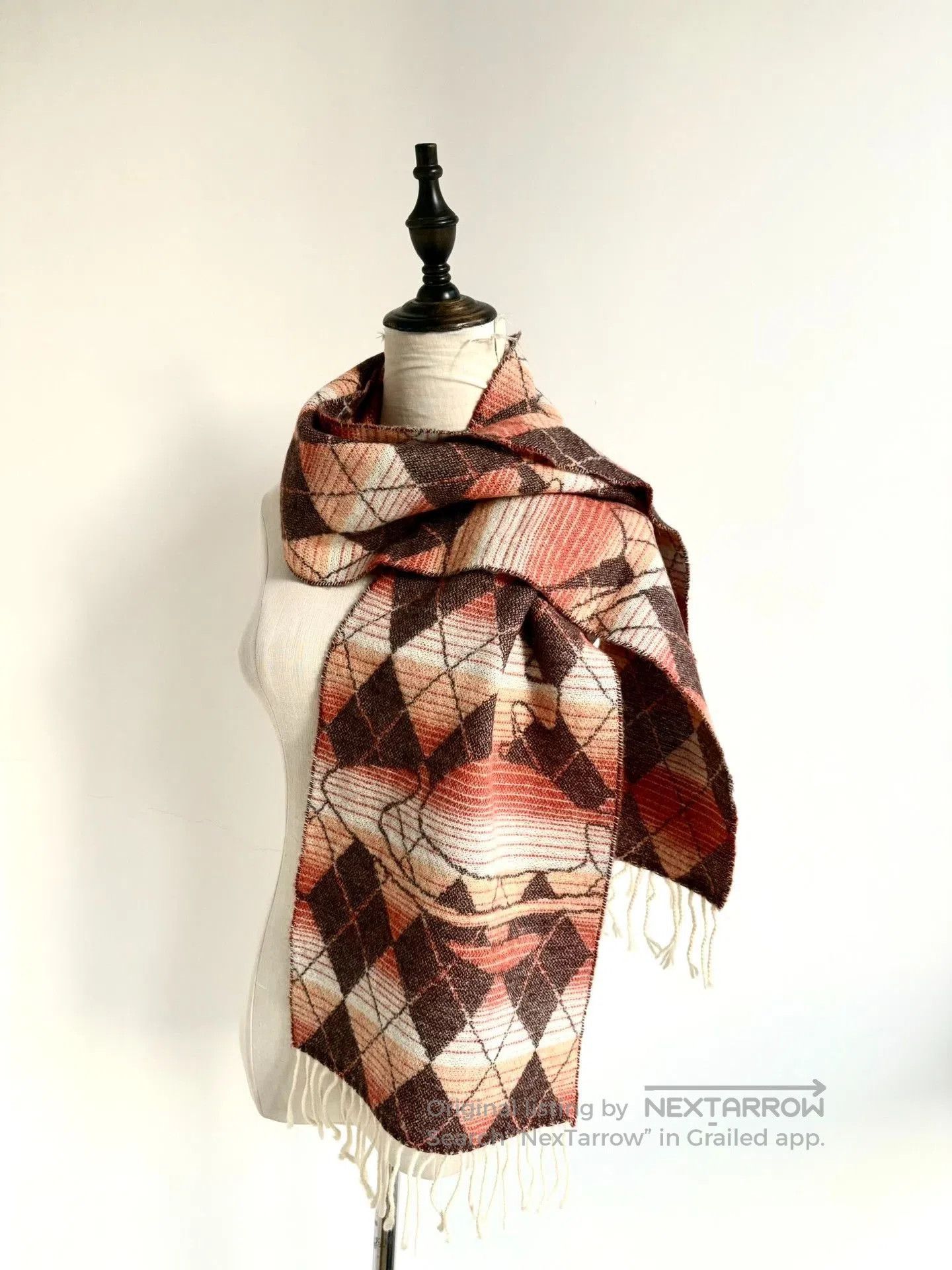 Vivienne Westwood Vivienne Westwood Vintage Gradient Orange Wool Scarf. Size ONE SIZE - 2 Thumbnail