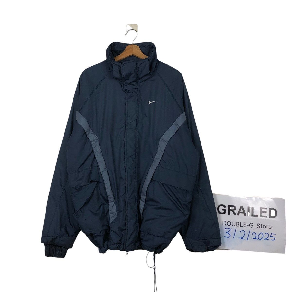 Nike 📌Vintage Bomber Jacket Nike Streewtwear Size US L / EU 52-54 / 3 - 1 Thumbnail