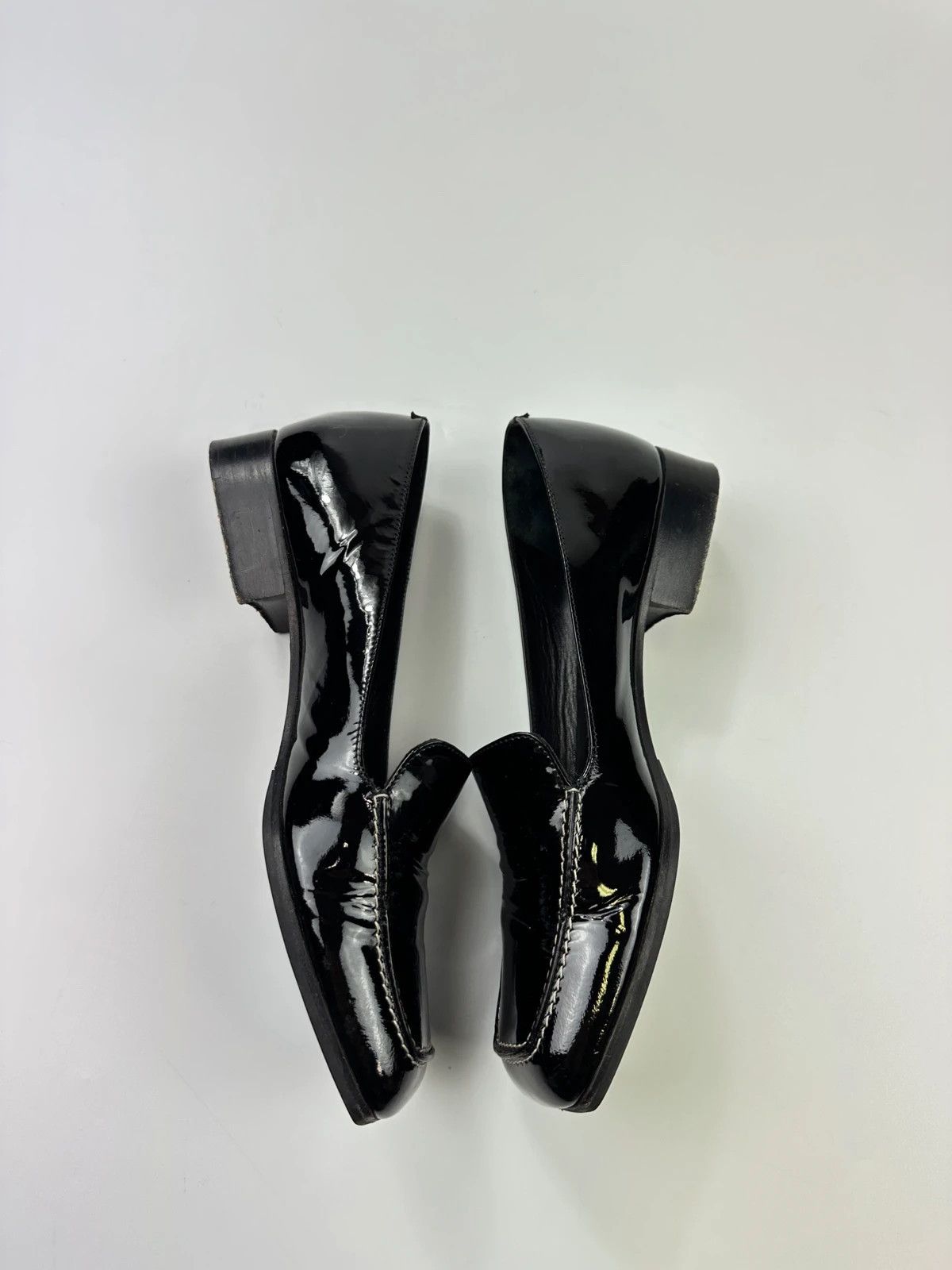 Jil Sander Jil Sander 00’s Black Shiny Patent Leather Loafer Size US 6 / IT 36 - 8 Thumbnail