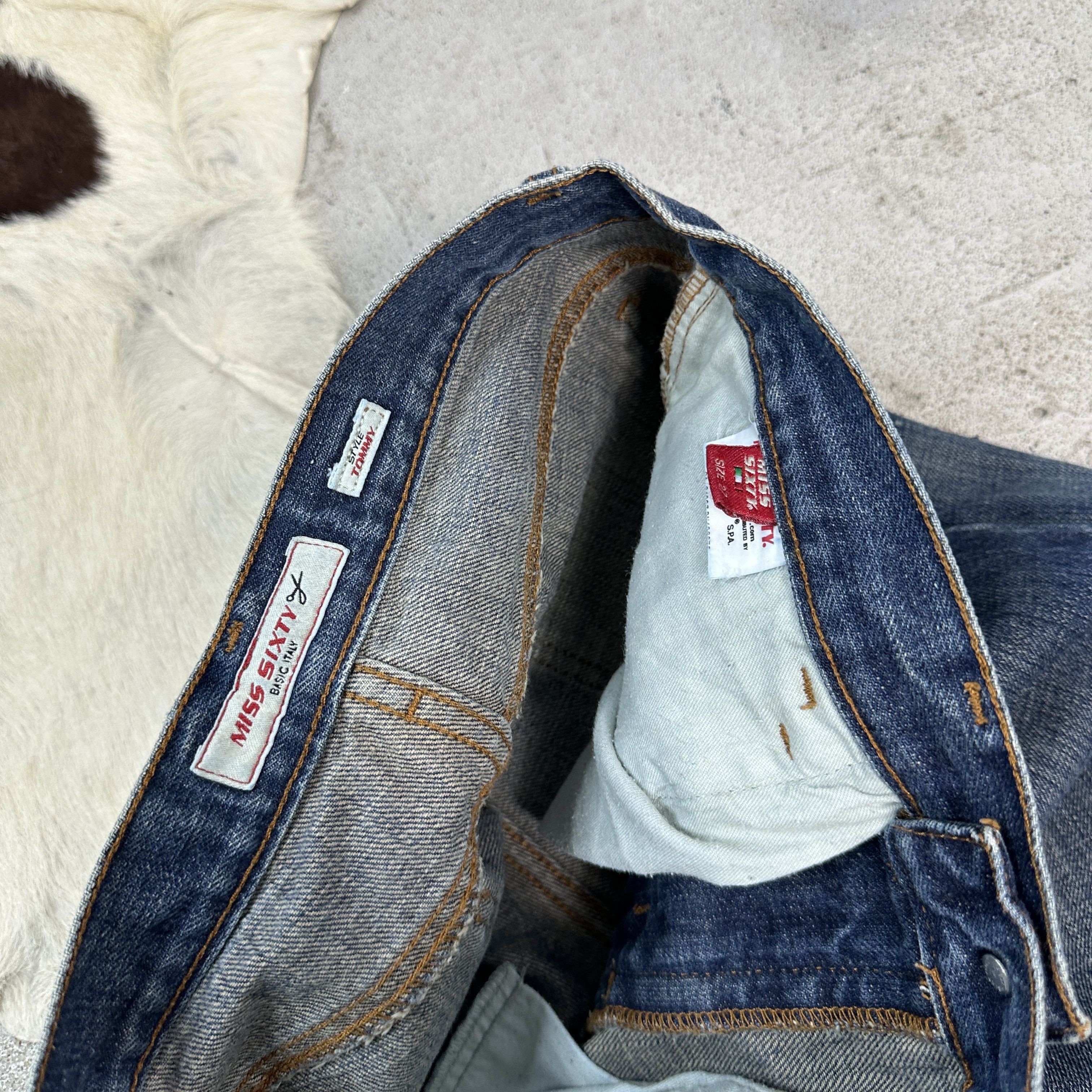 Miss Sixty × Vintage Vintage Denim Casual Miss Sixty Flared Y2K Jeans Size 25" / US 0 / IT 36 - 2 Thumbnail