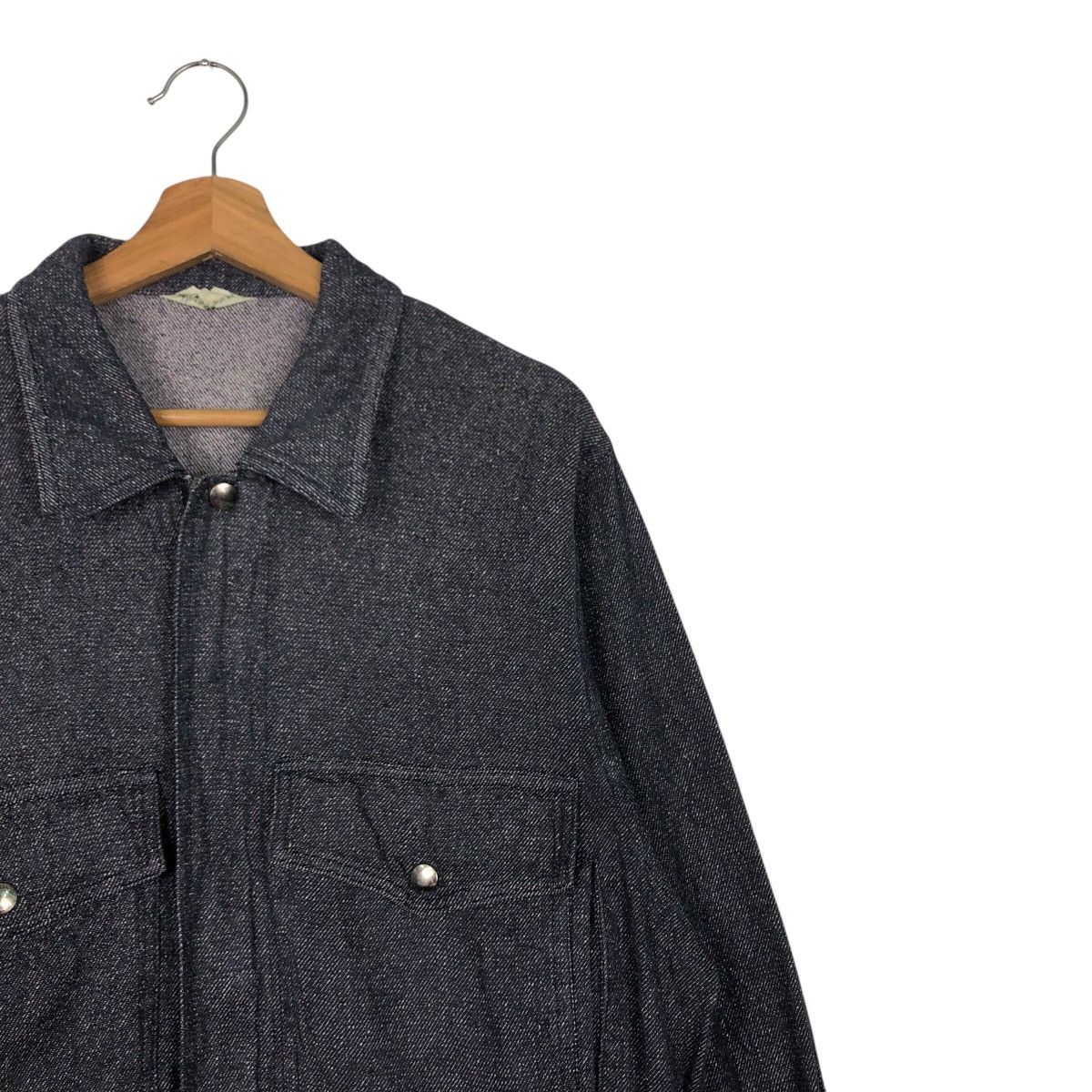 Japanese Brand 📌Vintage Denim Bomber Jacket Mige Parso Issey Miyake Size US M / EU 48-50 / 2 - 7 Thumbnail