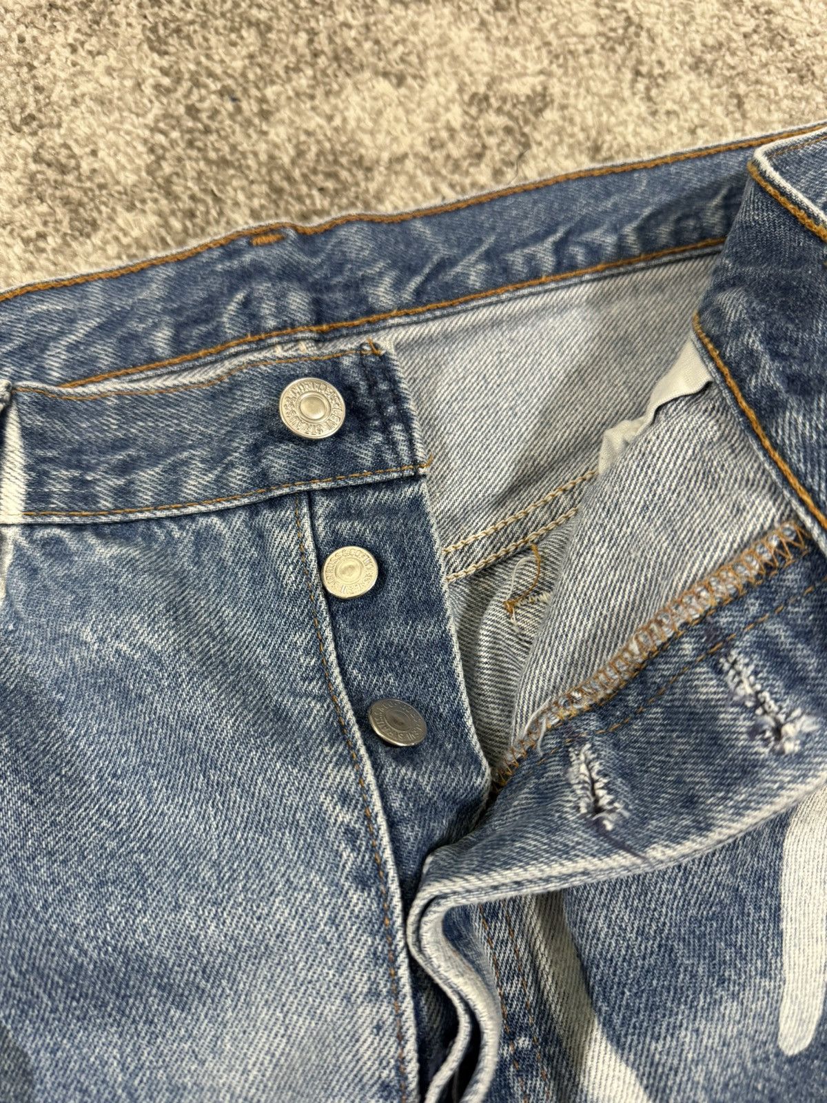 Vintage Vintage Aphex Twin All Over Print Jeans Size US 34 / EU 50 - 4 Thumbnail