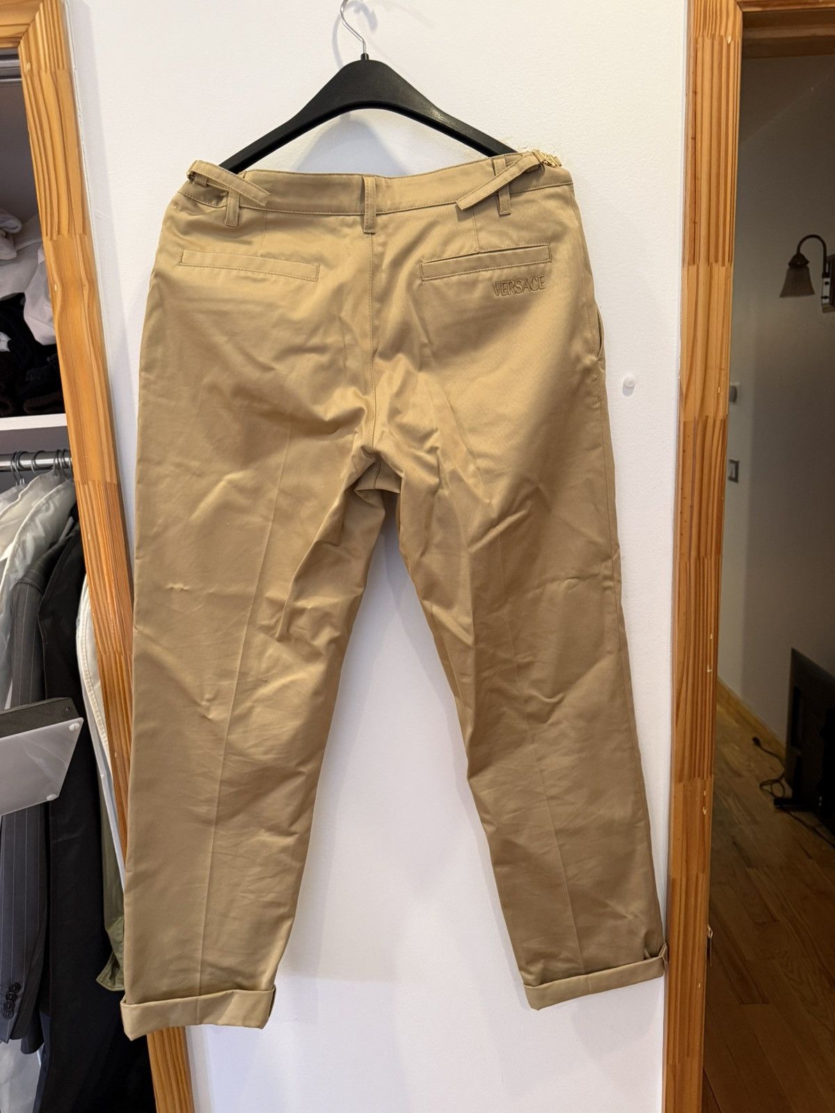 Versace Versace Khaki pants Size US 34 / EU 50 - 5 Thumbnail