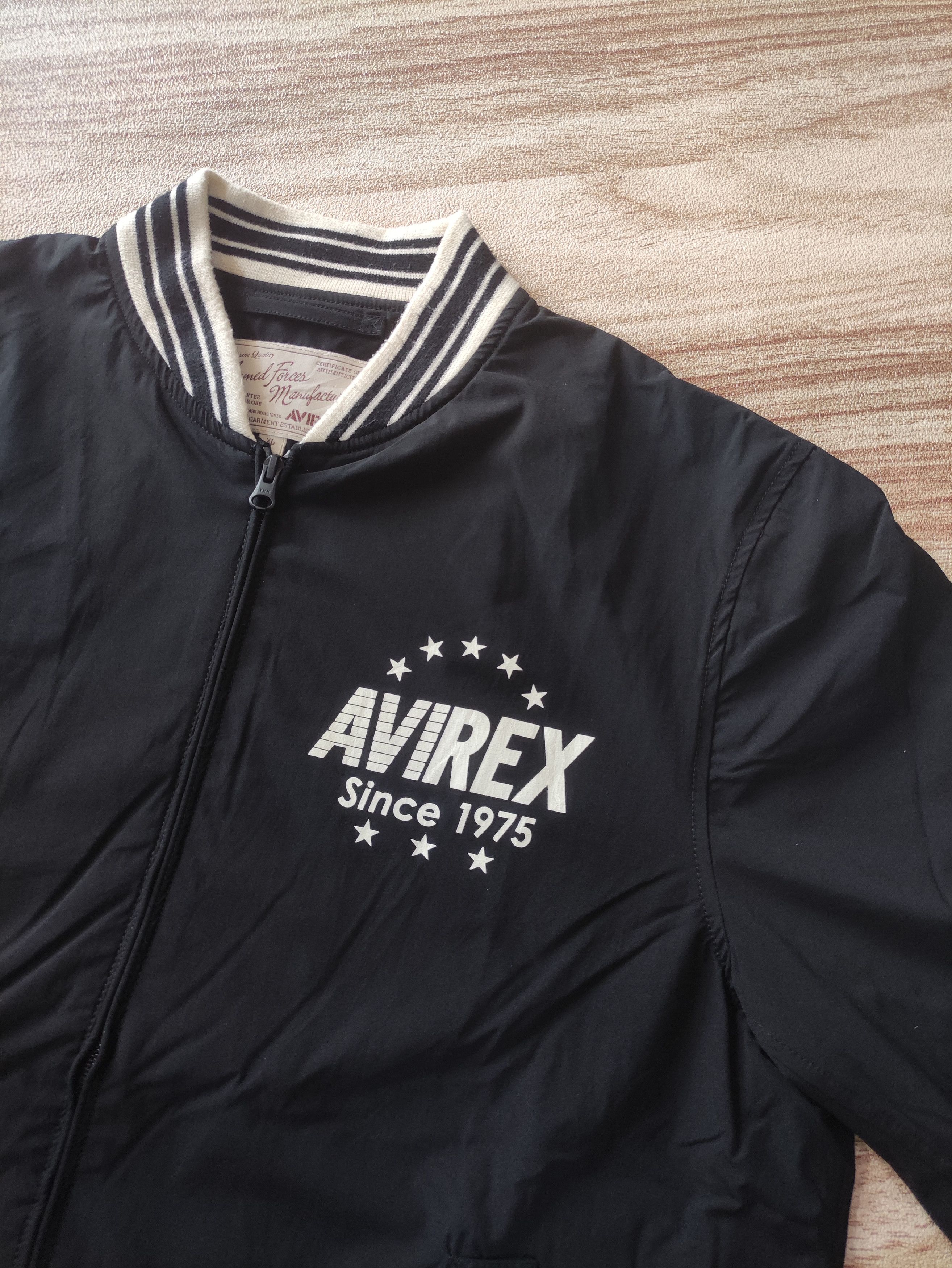 Avirex × Vintage AVIREX USA ATHLETICS WATERPROOF VARSITY BOMBER NYLON JACKET Size US XL / EU 56 / 4 - 5 Thumbnail