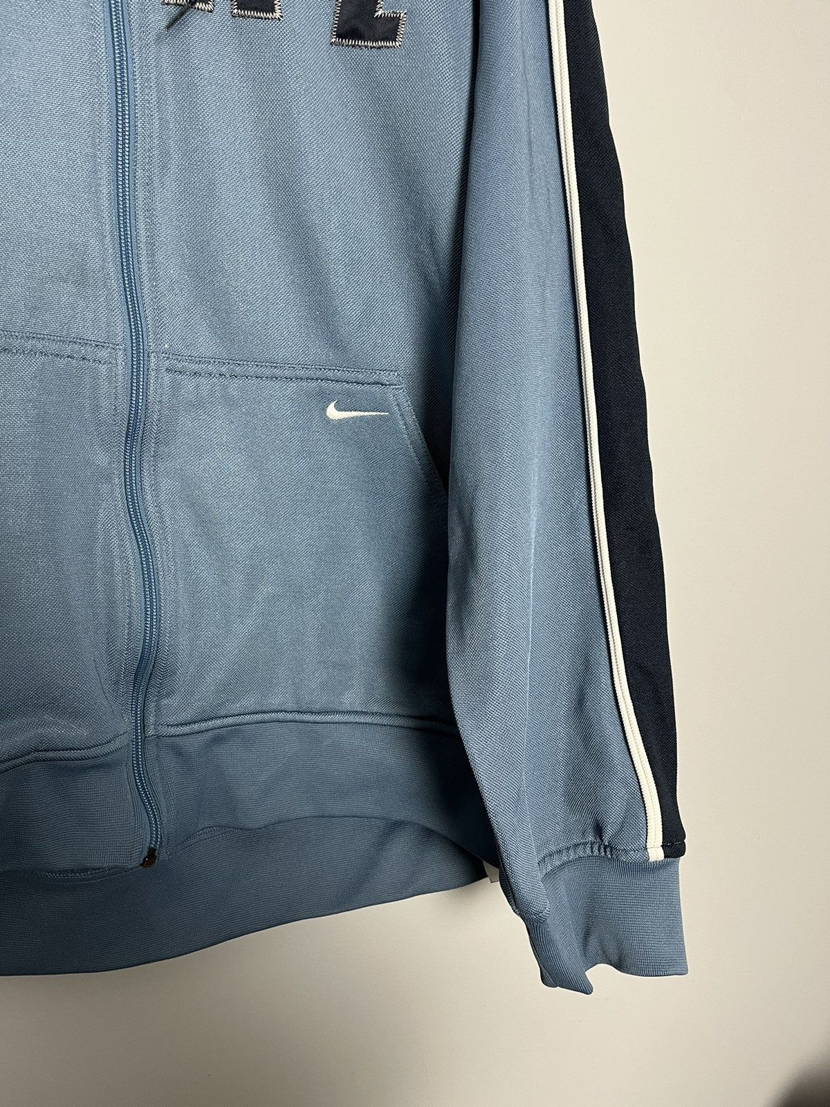 Vintage Vintage Nike zip hoodie spellout logo 90s y2k hype Size US XL / EU 56 / 4 - 2 Thumbnail