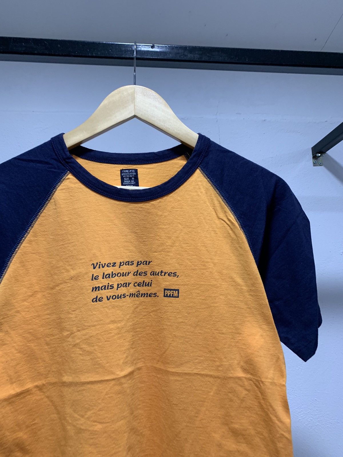 Designer × Japanese Brand × Vintage PPFM Raglan Poem Wording Size M / US 6-8 / IT 42-44 - 2 Thumbnail