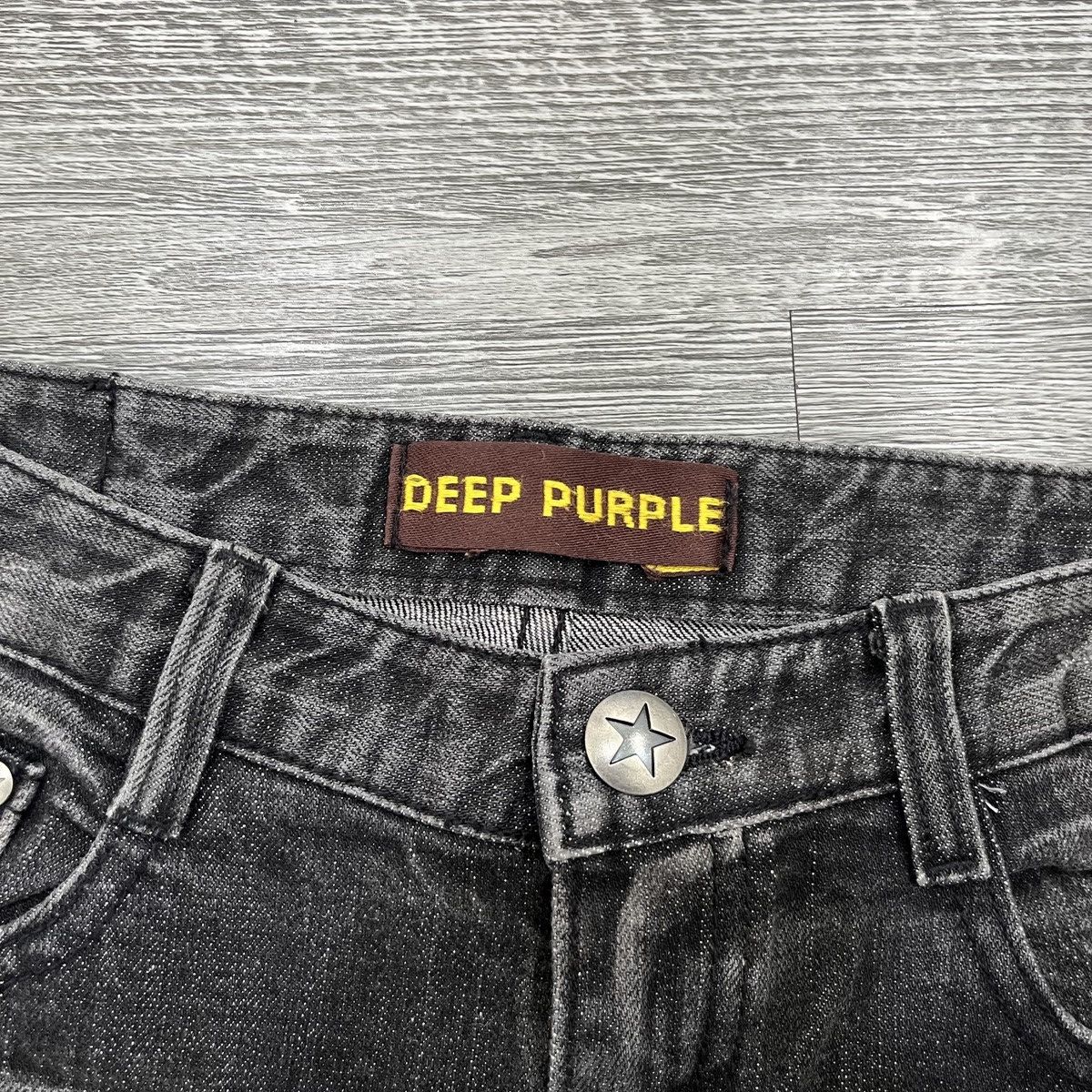 14th Addiction Deep Purple Flared Denim Pant Ifsix Lgb Style Size US 28 / EU 44 - 11 Thumbnail