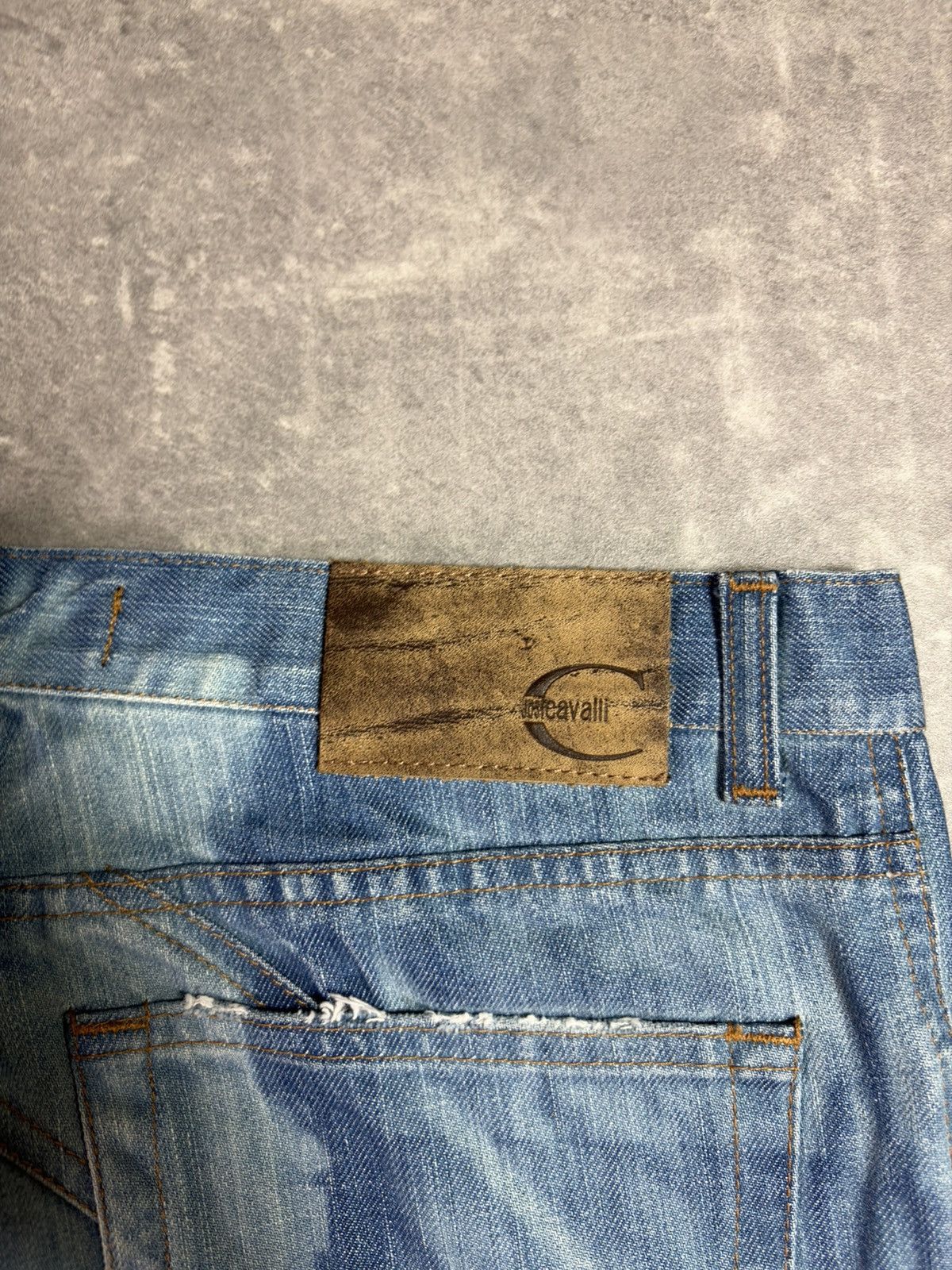 Just Cavalli 00s Just Cavalli Colorblock Dyed Flared Denim Jeans 32 48 Size US 32 / EU 48 - 14 Thumbnail