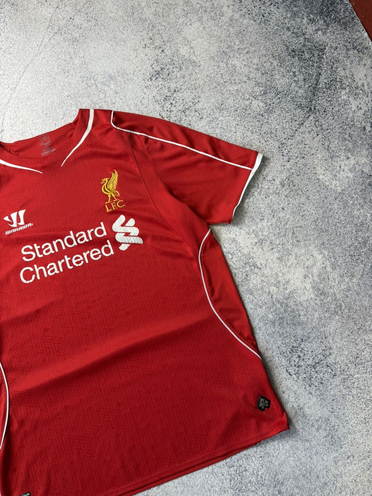 Vintage LIVERPOOL 2014 FOOTBALL SHIRT JERSEY HOME WARRIOR ORIGINAL Size US L / EU 52-54 / 3 - 4 Thumbnail