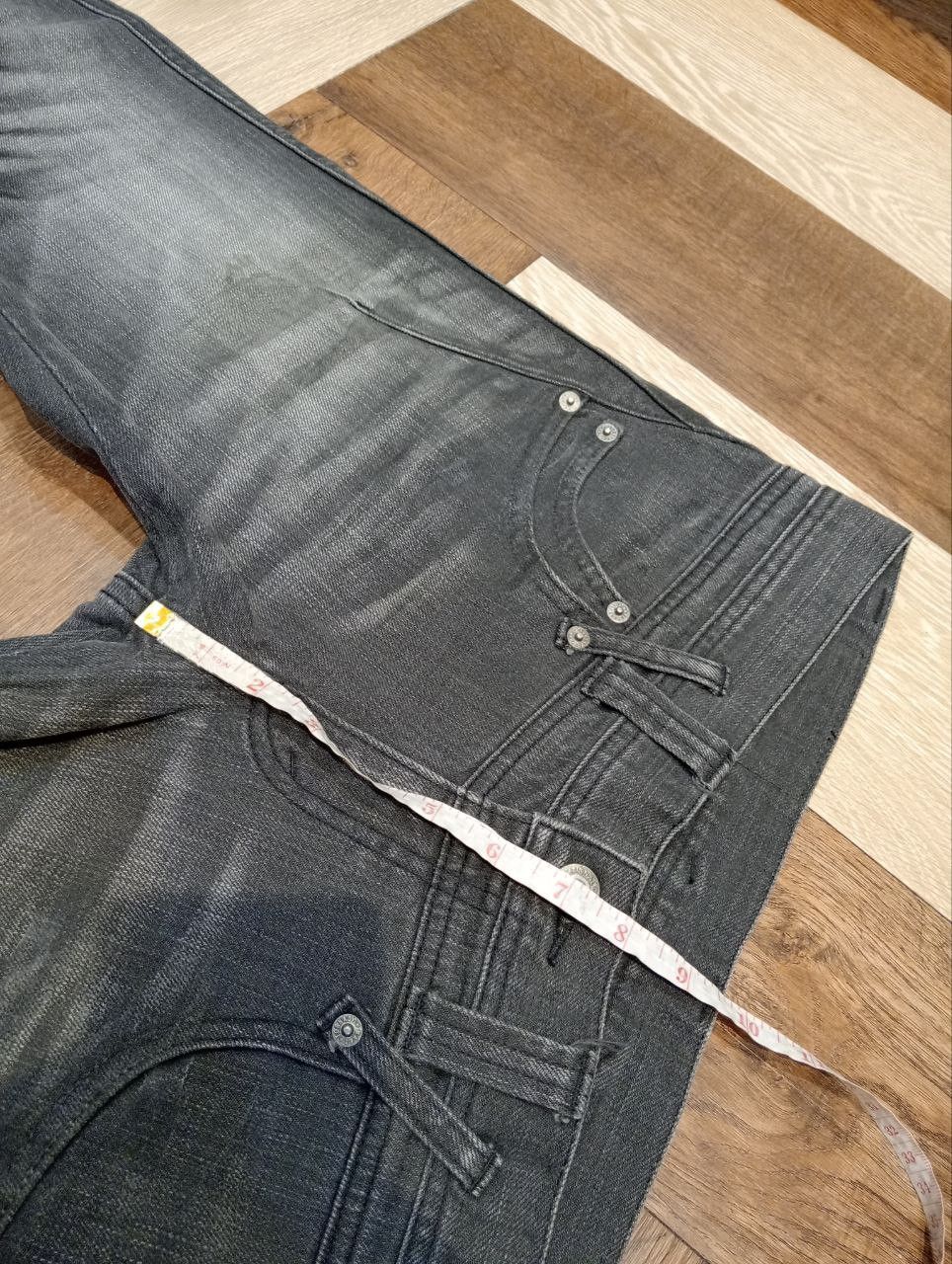 Tornado Mart TORNADO MART STRETCH DENIM JEANS GREY FADE JAPAN DESIGNER Size 34" / US 12 / IT 48 - 15 Thumbnail