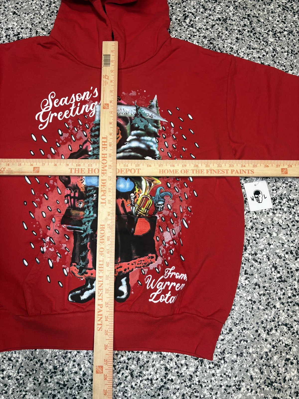 Warren Lotas 2024 Warren Lotas “Season’s Greetings” Christmas Hoodie Sz L Size US L / EU 52-54 / 3 - 7 Thumbnail
