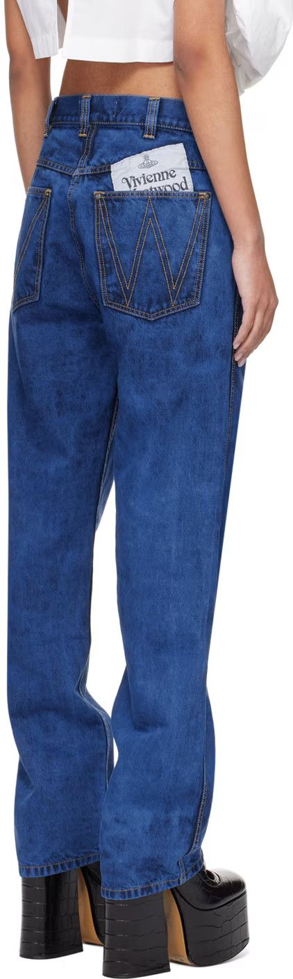 Vivienne Westwood o1s22i1n0924 Straight Cut Ranch Jeans in Blue Size 32" / US 10 / IT 46 - 3 Thumbnail